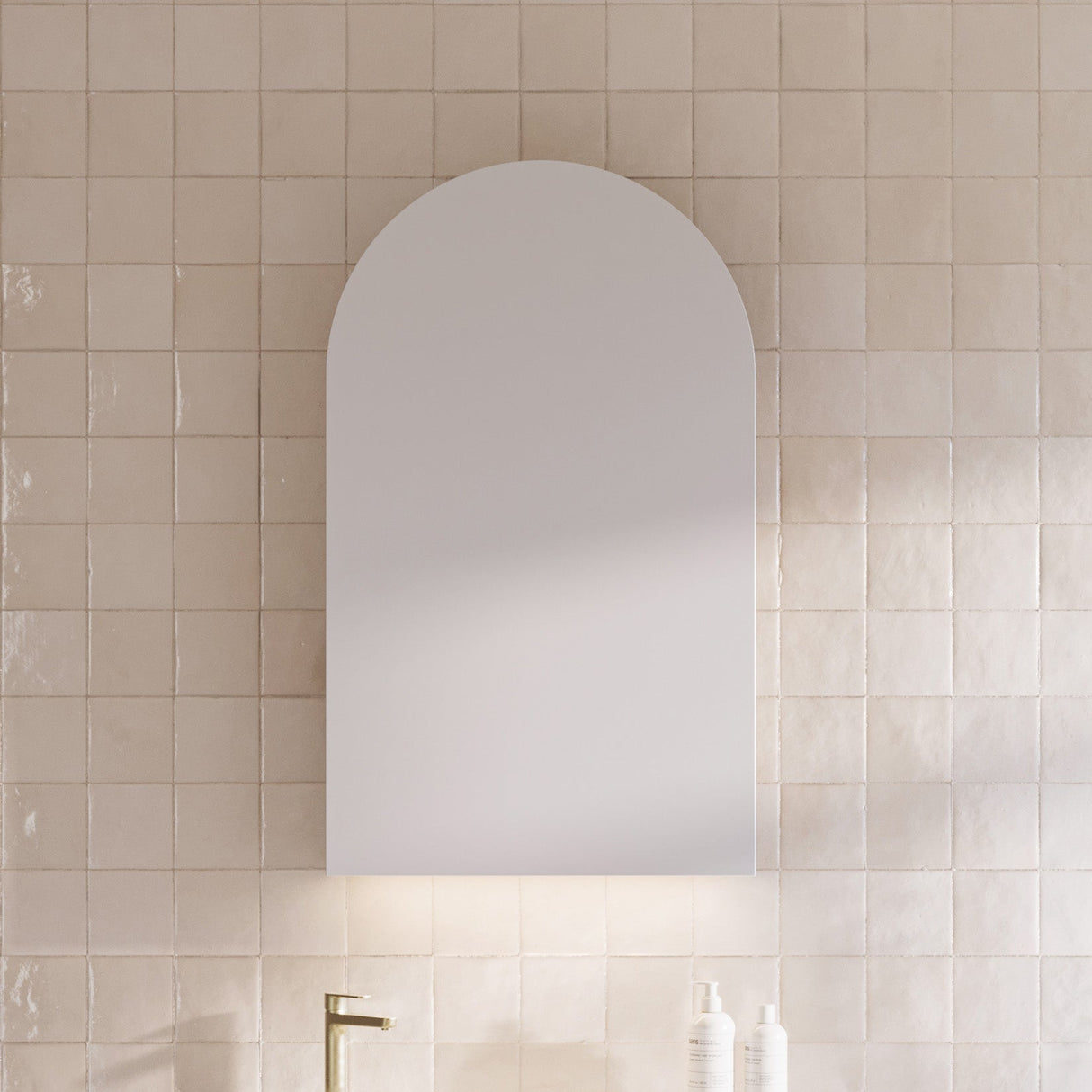 Church Mirror Cabinet 600mm Single Door Platinum Collection (CHU-SC-600-S-P)