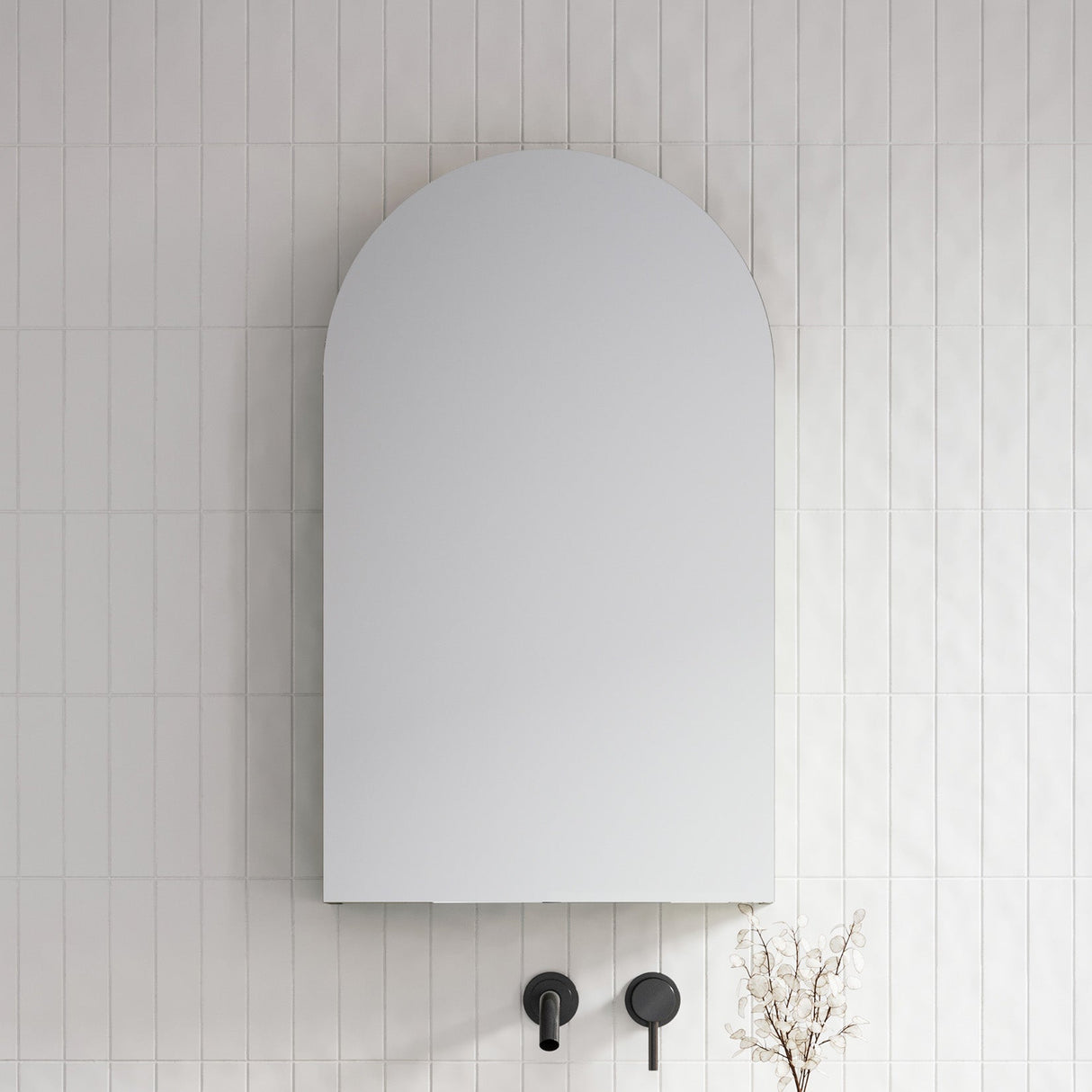 Church Mirror Cabinet 600mm Single Door Gold Collection (CHU-SC-600-S-G)