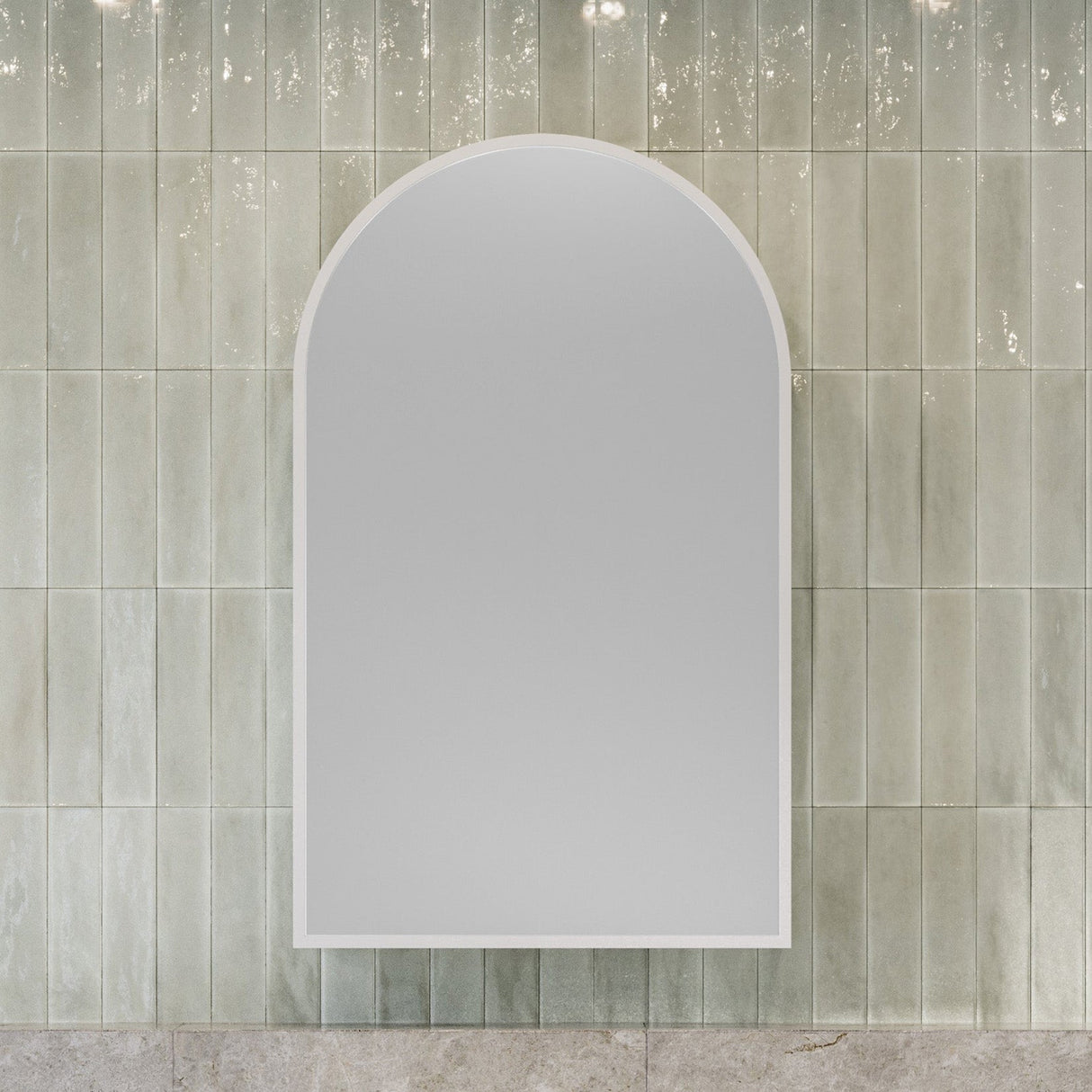 Church Frame Mirror Cabinet 630mm Single Door Platinum Collection (CHUF-SC-630-S-P)