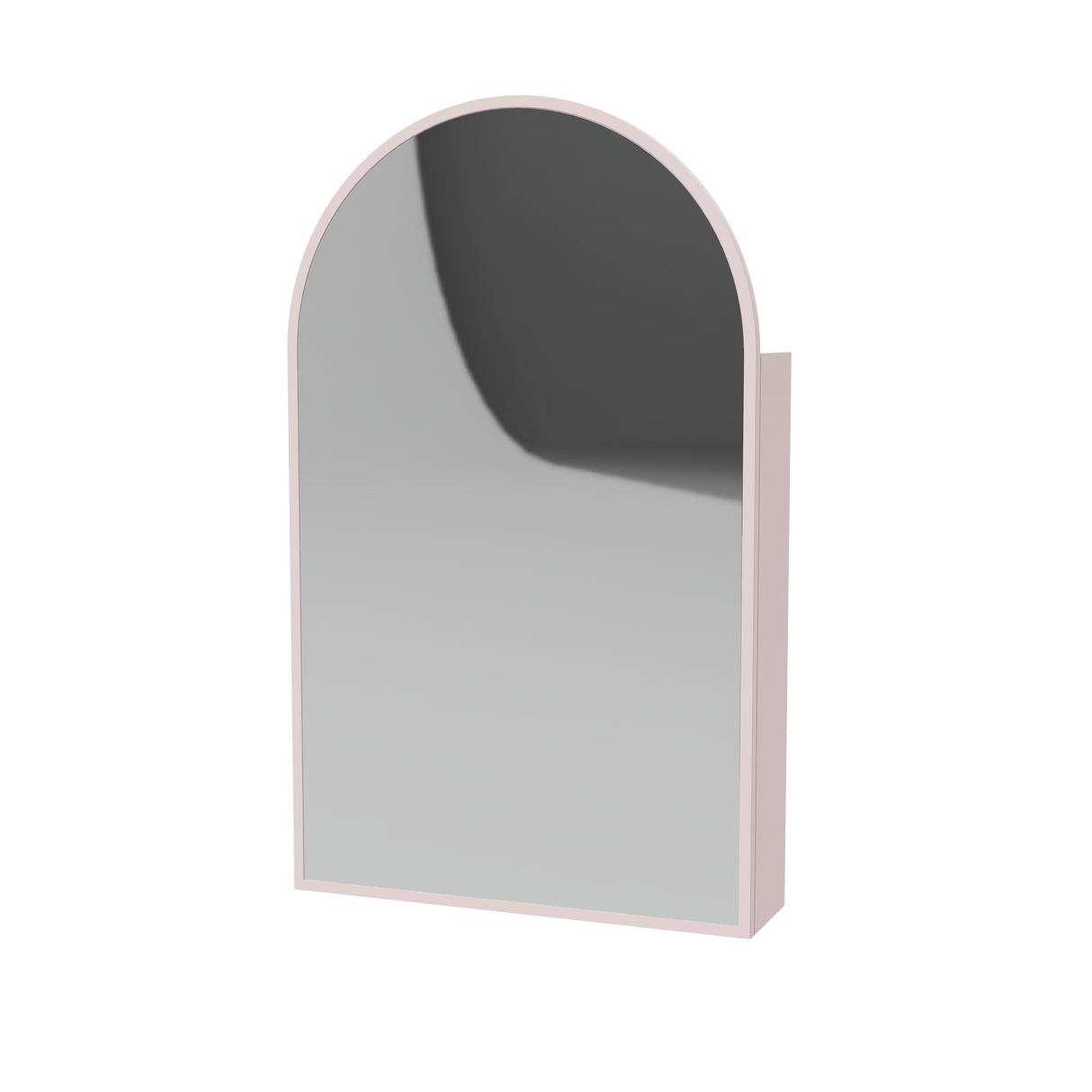 Church Frame Mirror Cabinet 630mm Single Door Platinum Collection (CHUF-SC-630-S-P)