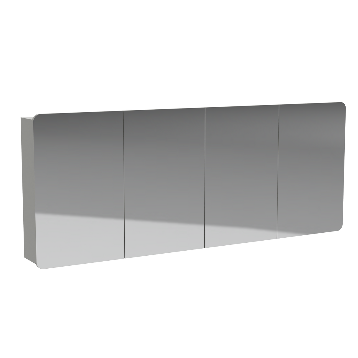 Colby Mirror Cabinet 1800mm Four Door Gold Collection