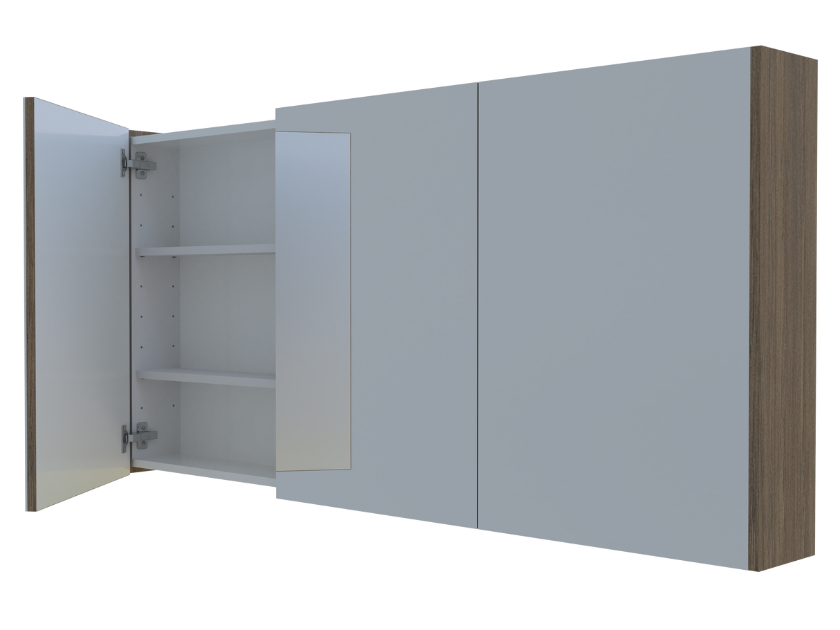 Denver Mirror Cabinet 1500mm Three Door Platinum Collection (DEN-SC-1500-3-P)
