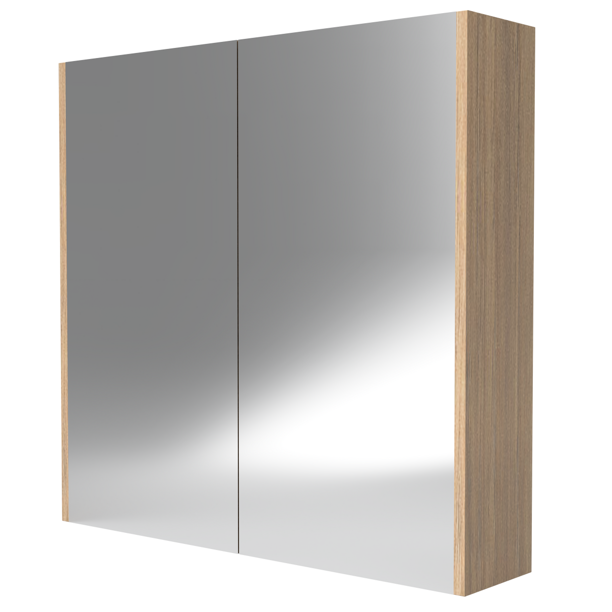 Denver Mirror Cabinet 750mm Double Door Platinum Collection