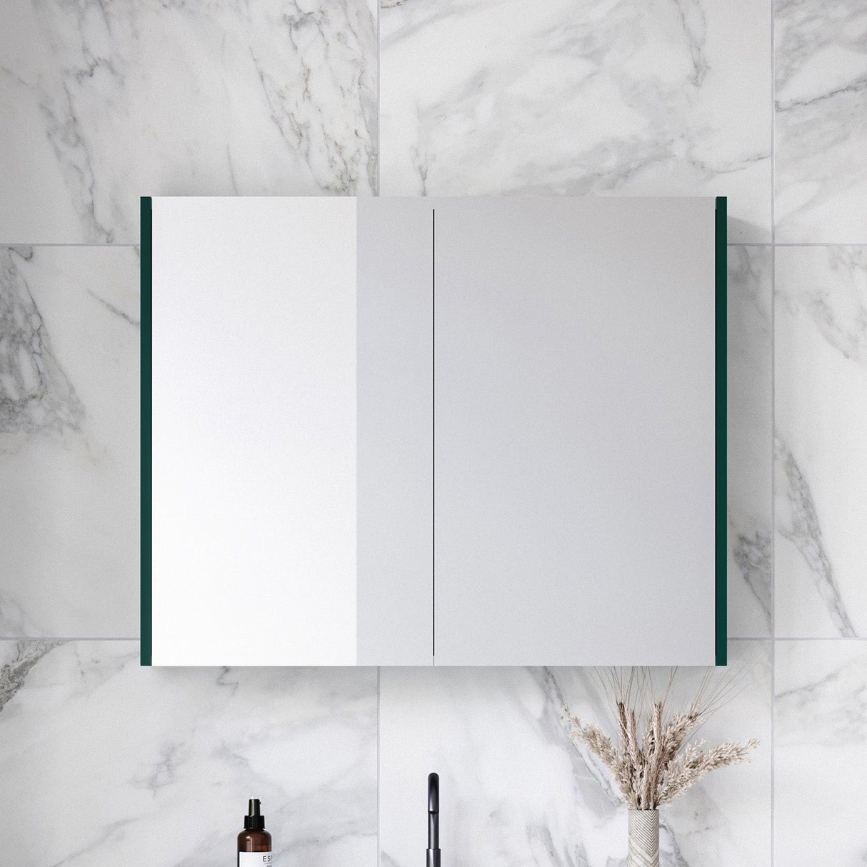 Denver Mirror Cabinet 900mm Double Door Platinum Collection (DEN-SC-900-D-P)