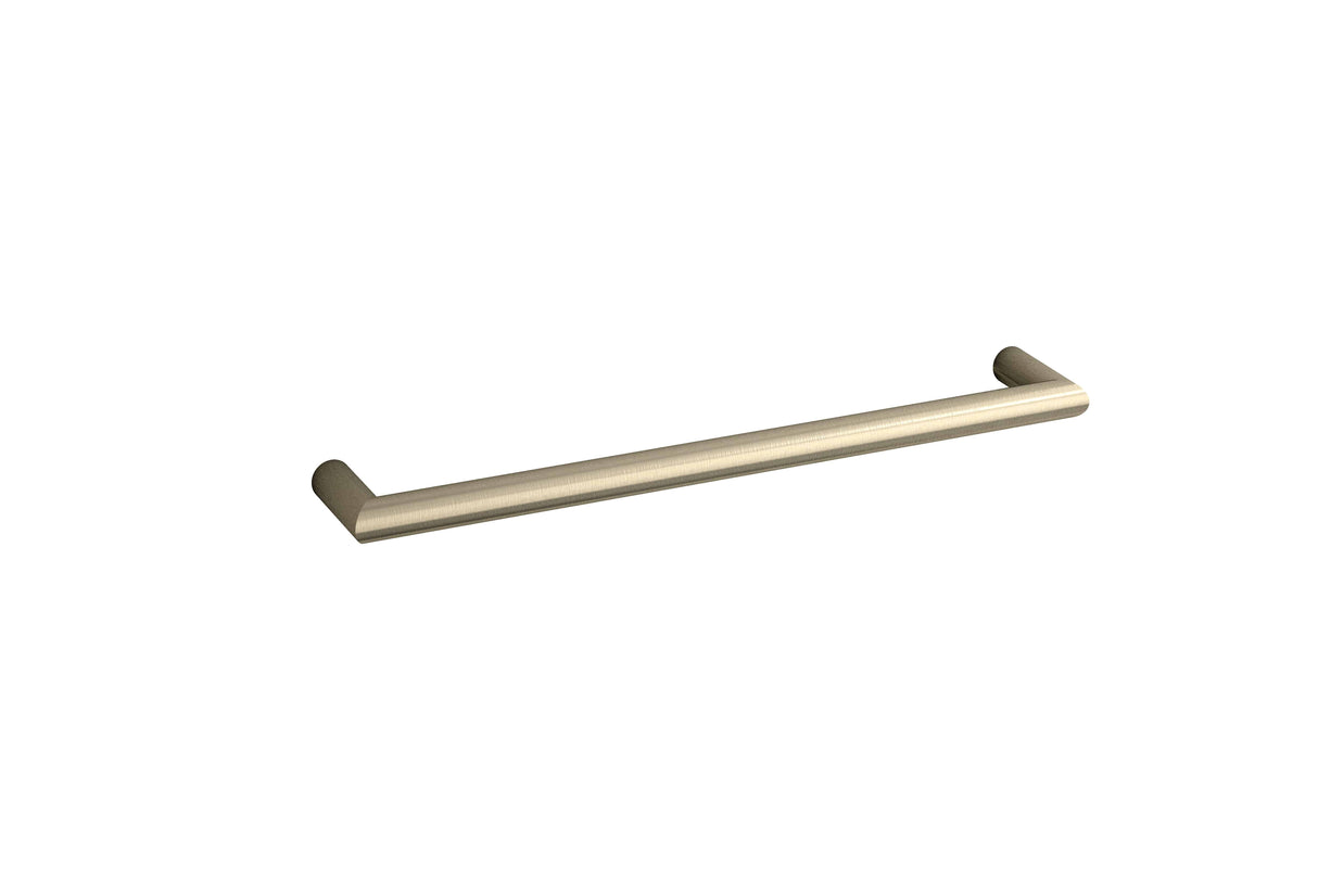 Thermorail Round Single Rail 632x32x100mm 18Watts - Brushed Nickel - Includes Transformer