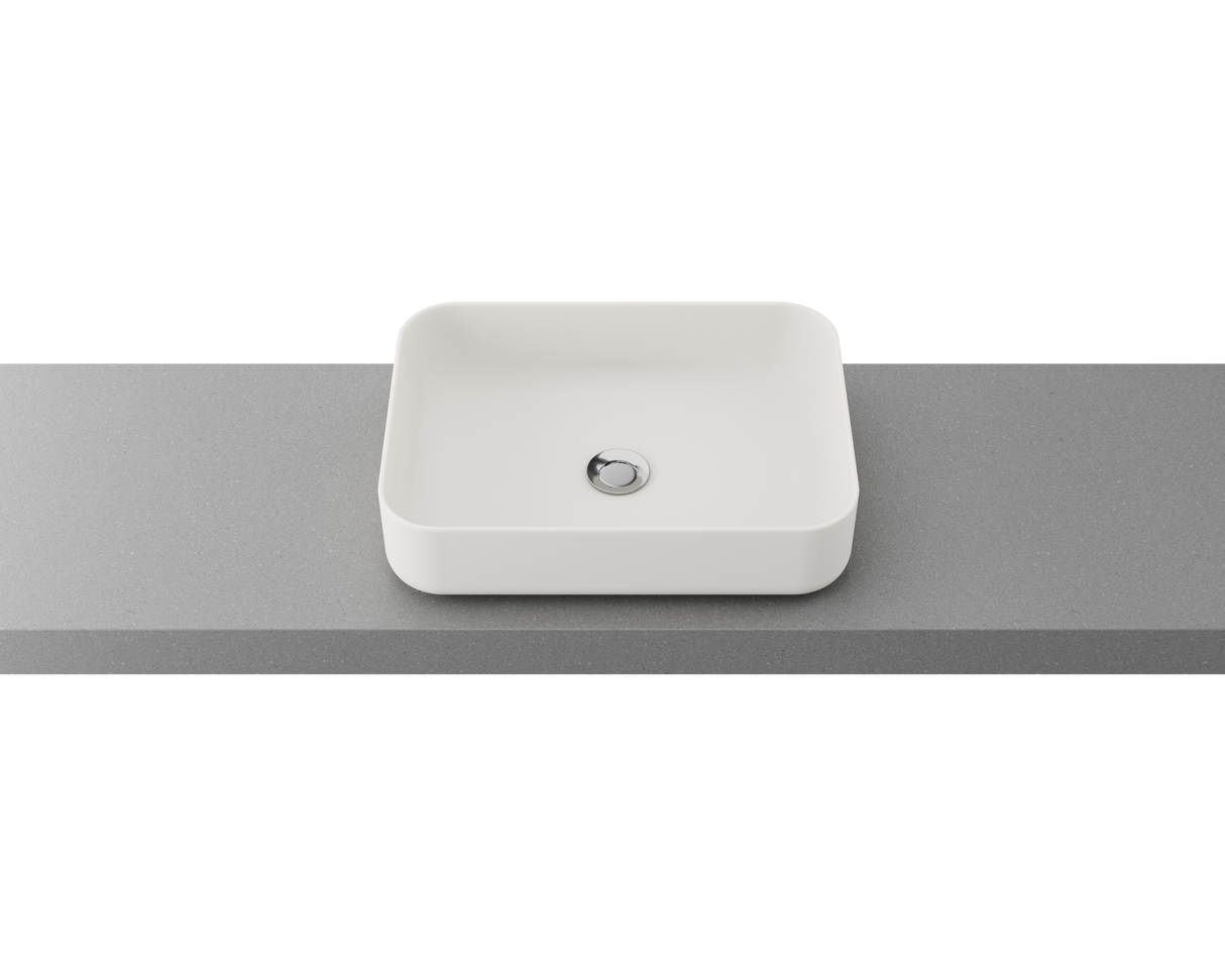 An image of Timberline's Enchant Basin 500mm White Matt