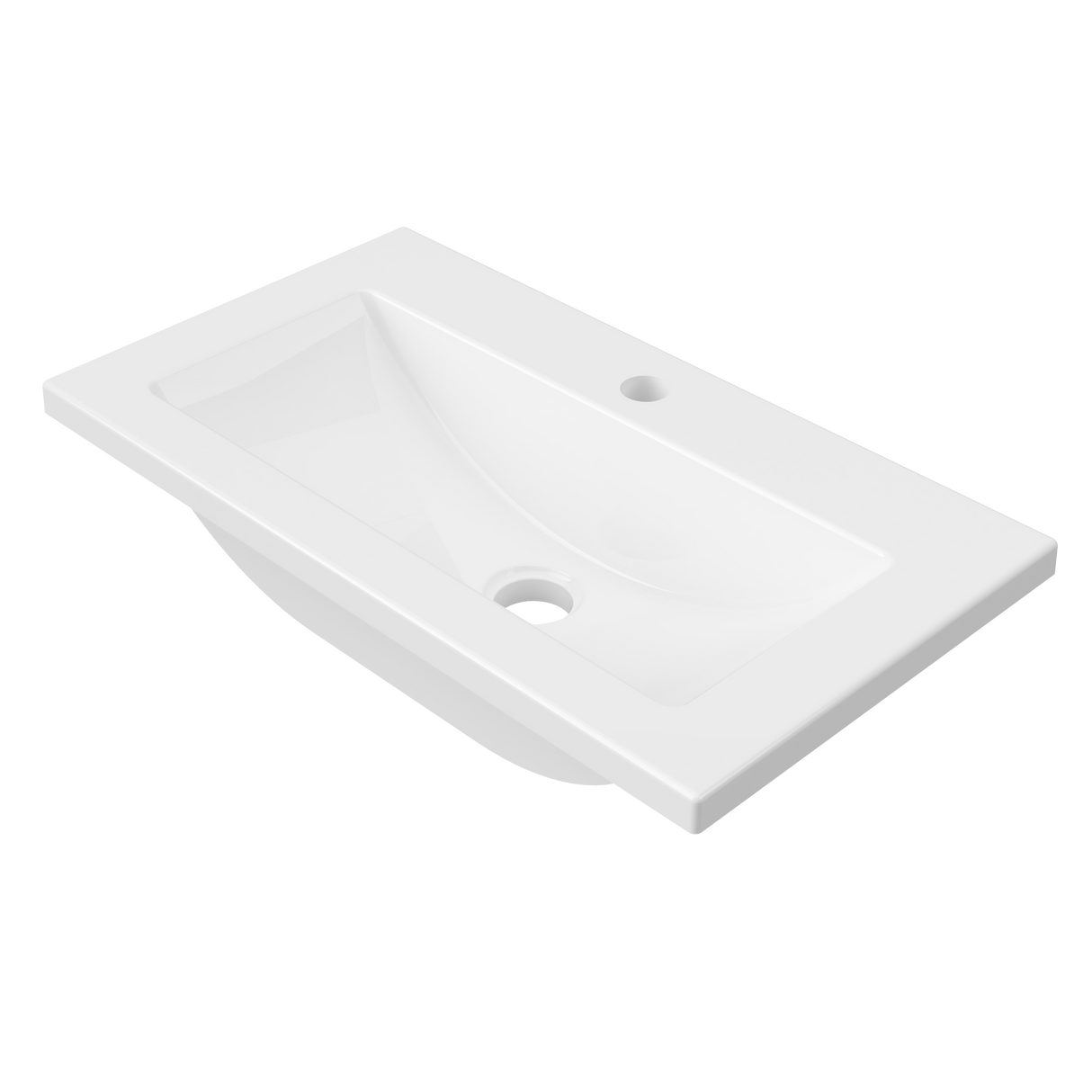 Ensuite Top Centre bowl 600mm (ENS-TP-600-C)