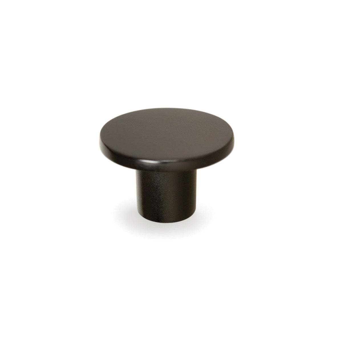 Flat Knob 26mm Black Handle (FLA-H-26-BL)