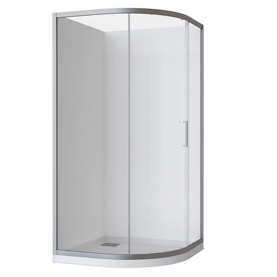 Floriano Shower System 1000 Curved Chrome
