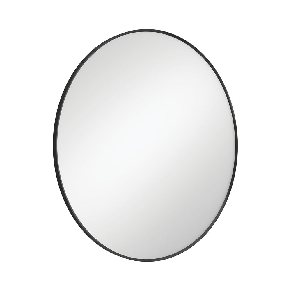 Reba Matt Black Framed Mirror, 800mm