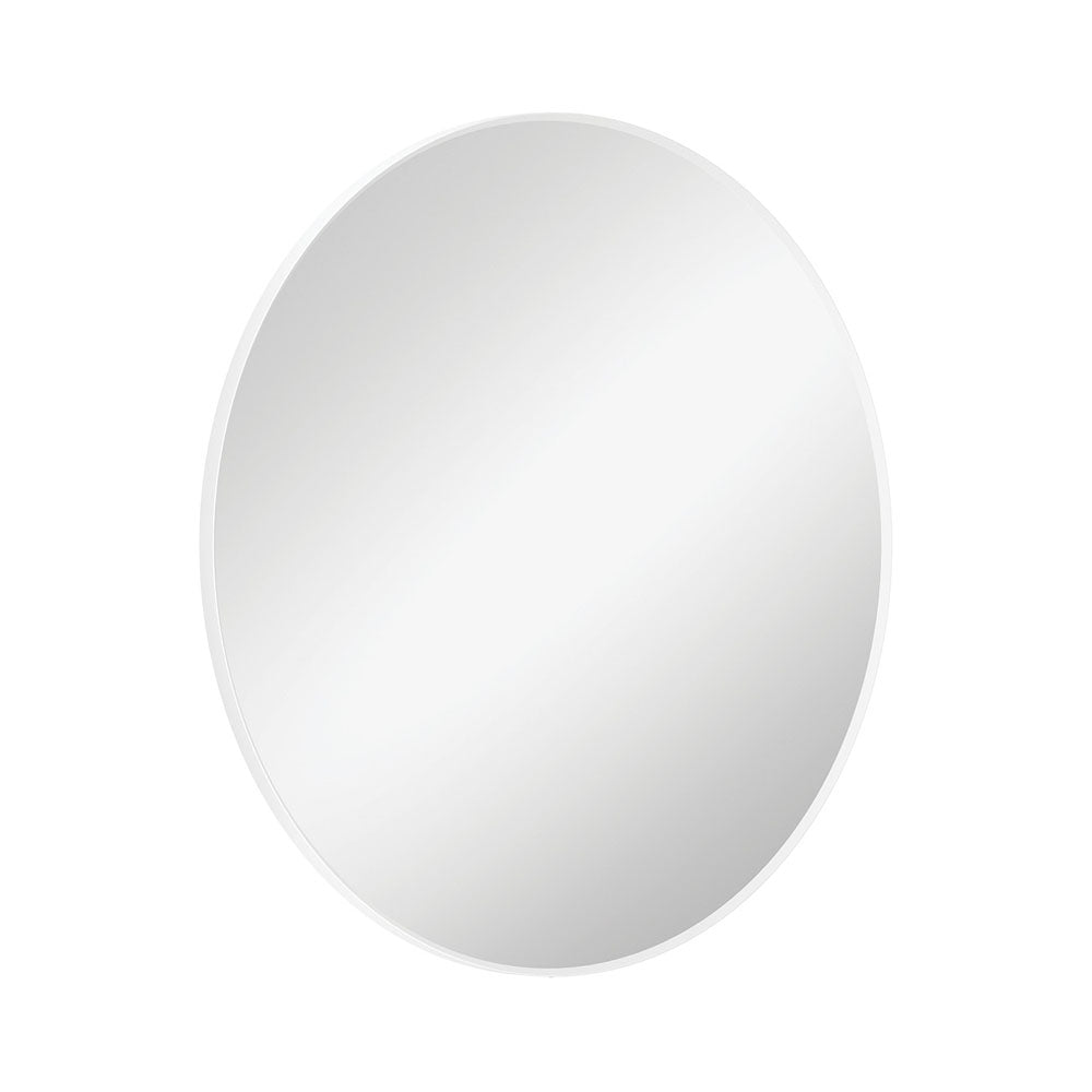 Reba Matt White Framed Mirror, 800mm