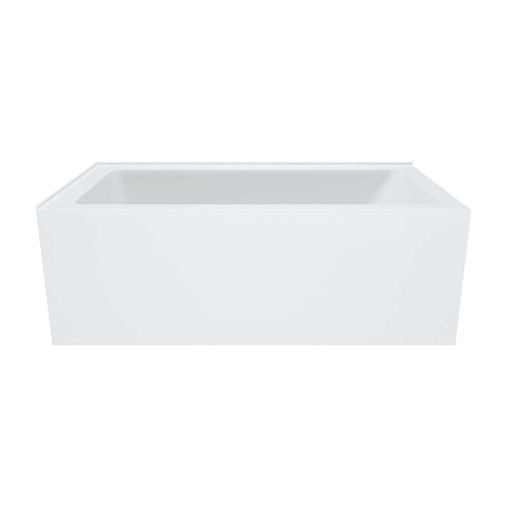 Sentor Right-Hand Acrylic Corner Bath with Overflow, 1500mm