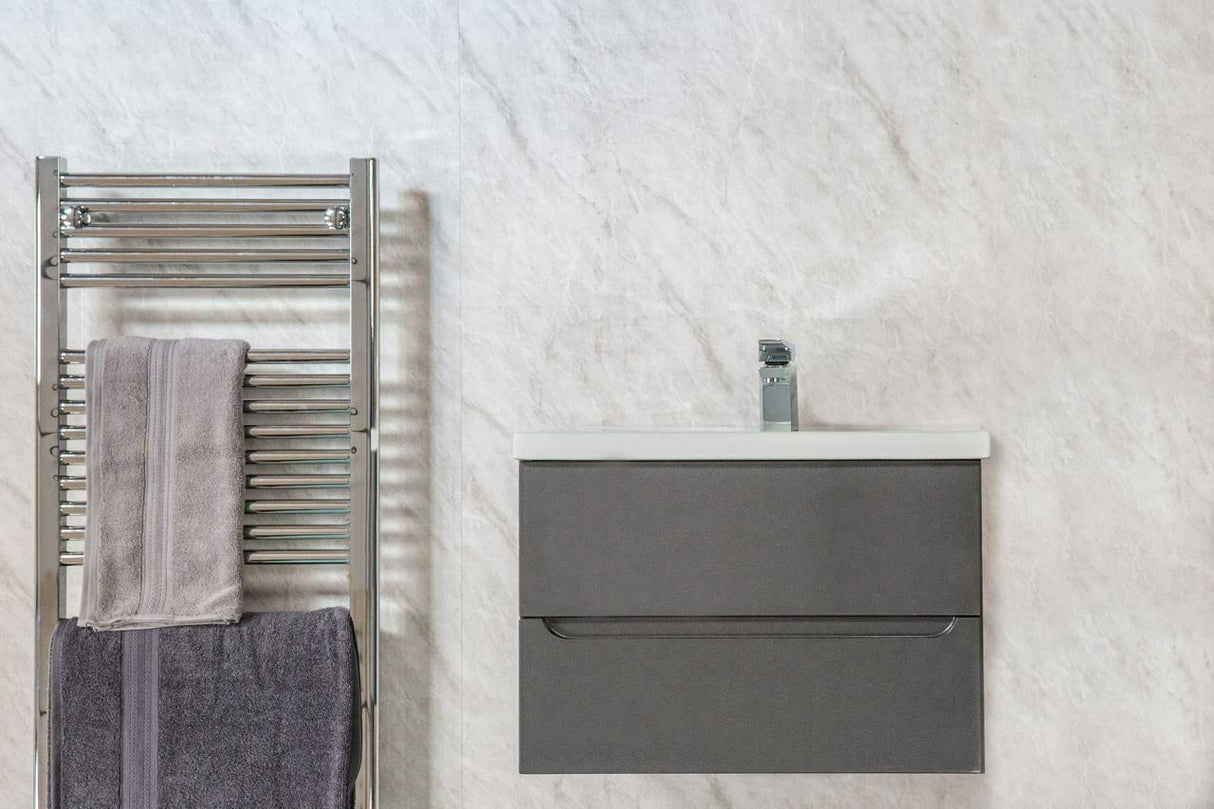 Graphite Gloss Wet Wall Panel - 2400mm (h) x 1000mm (w) x 10mm (d)