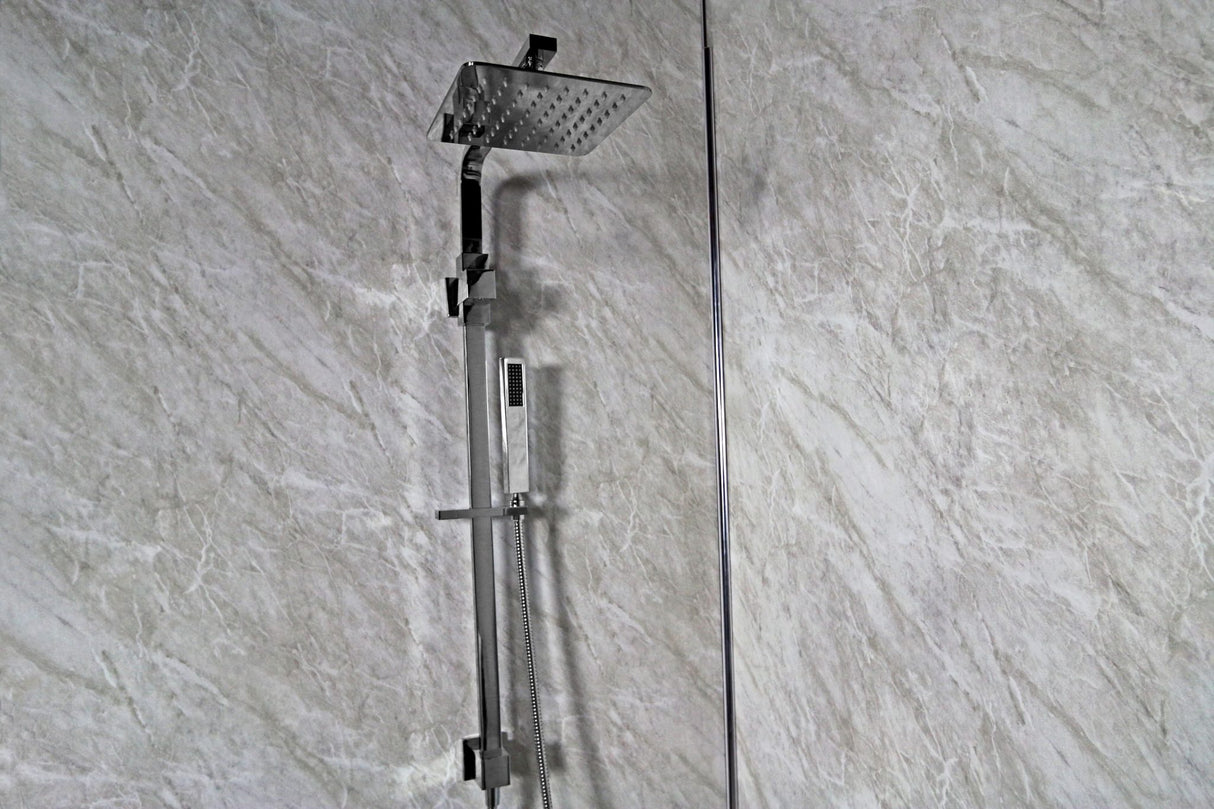 Graphite Gloss Wet Wall Panel - 2400mm (h) x 1000mm (w) x 10mm (d)