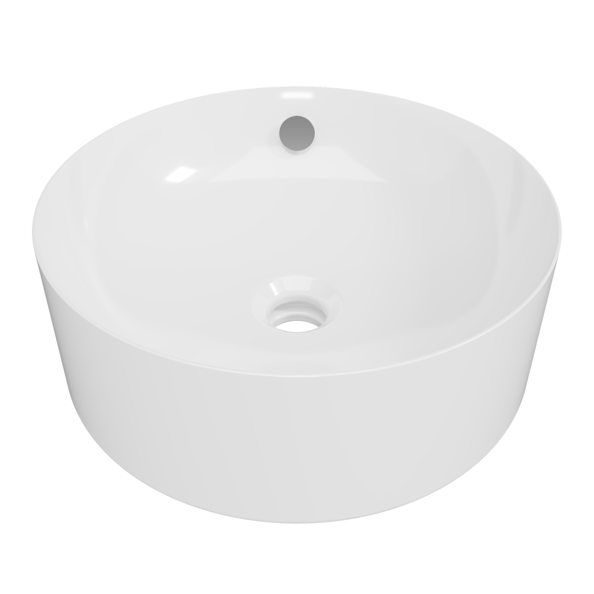 Hazel Basin 360mm White Gloss