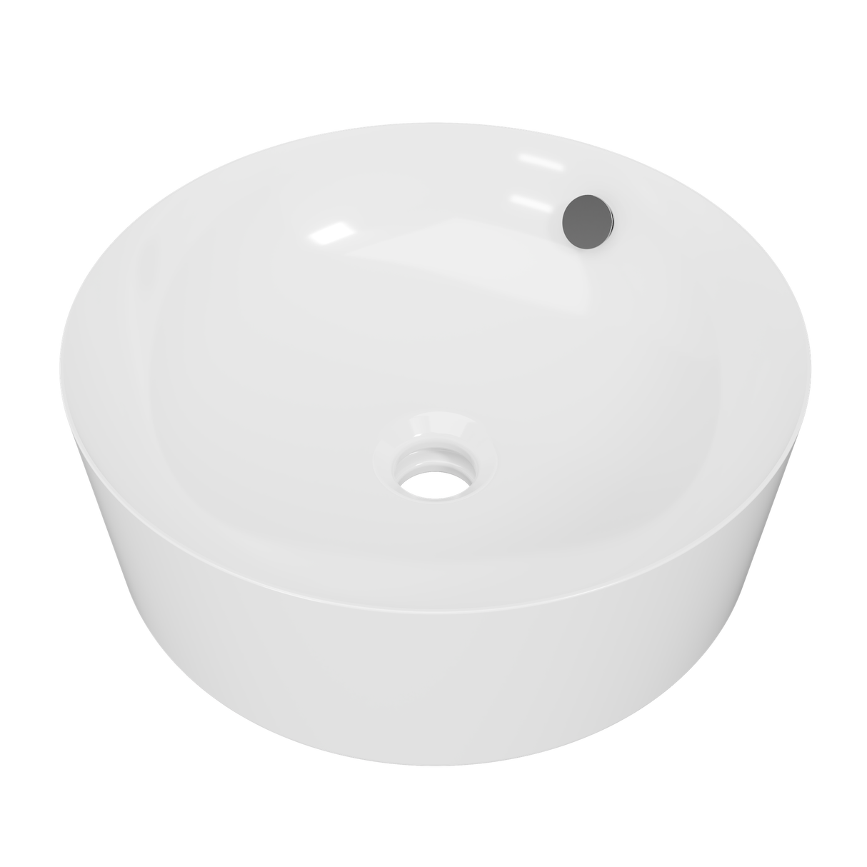 Hazel Basin 360mm White Gloss