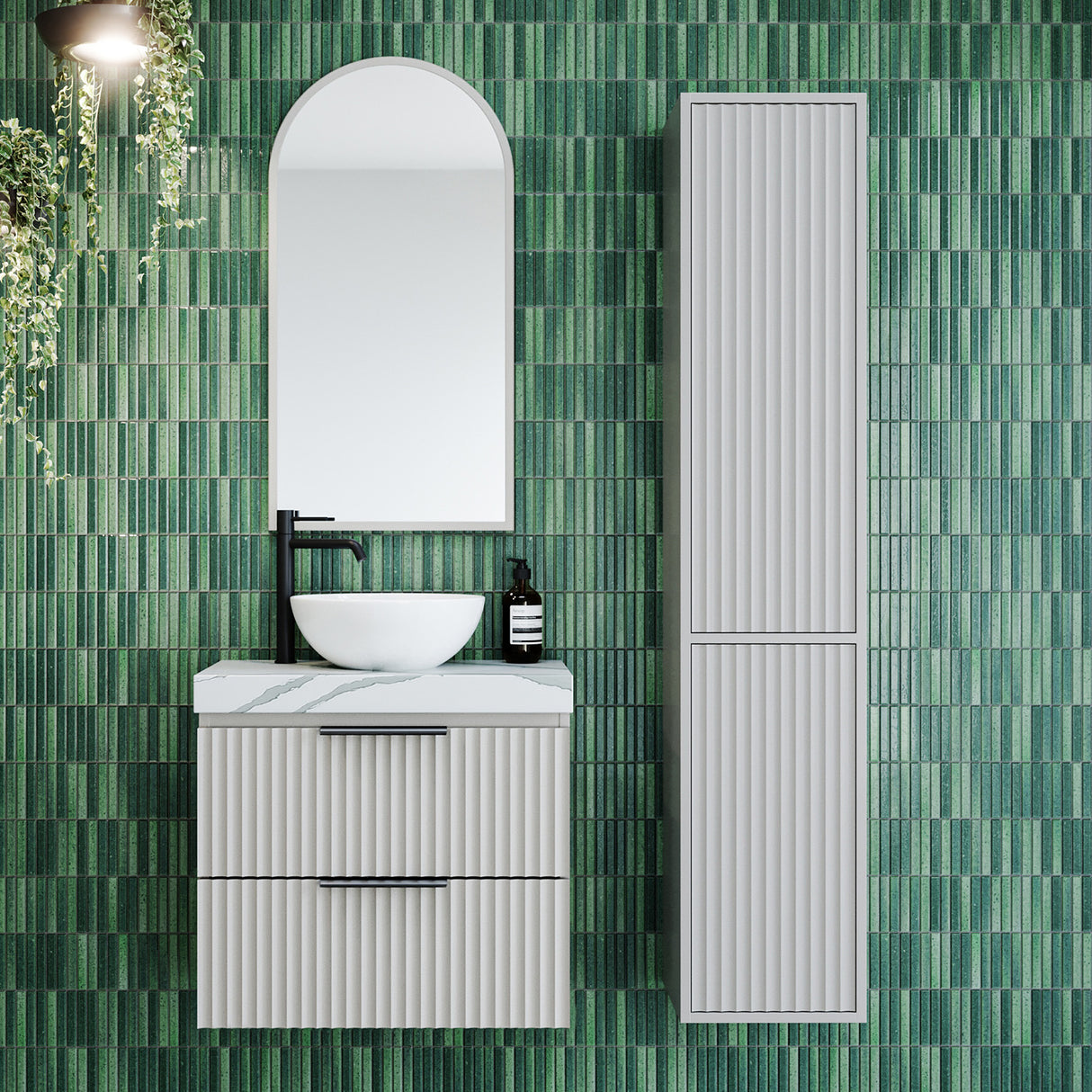 Hudson Tallboy 300mm Wall Hung Platinum Collection