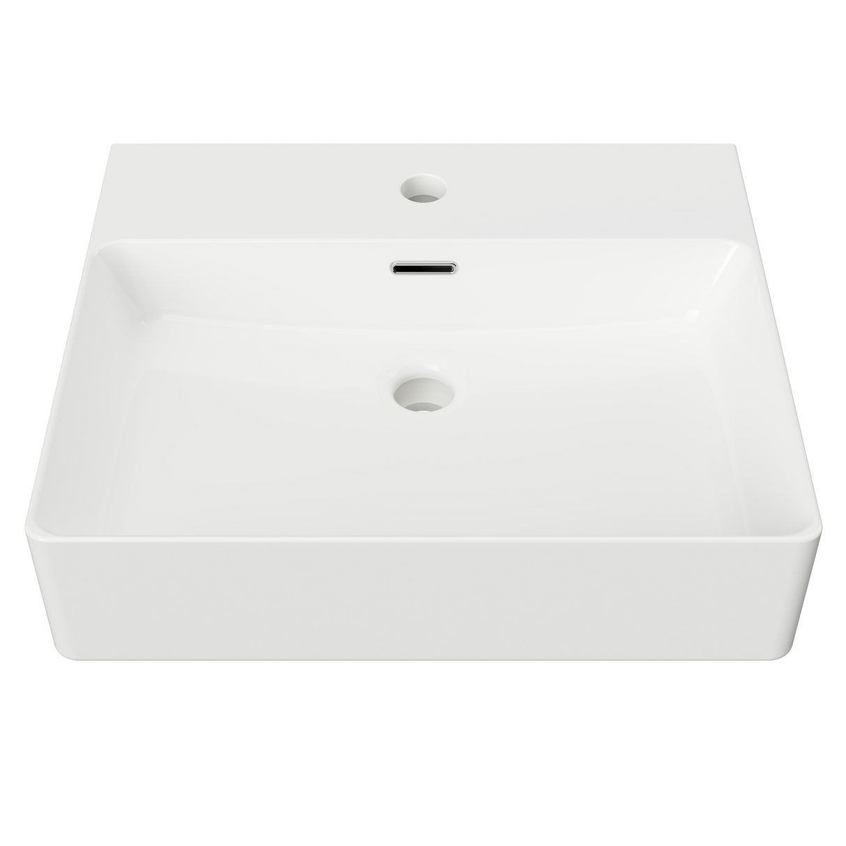 An image of Timberline's Iconic Basin 500mm White Gloss