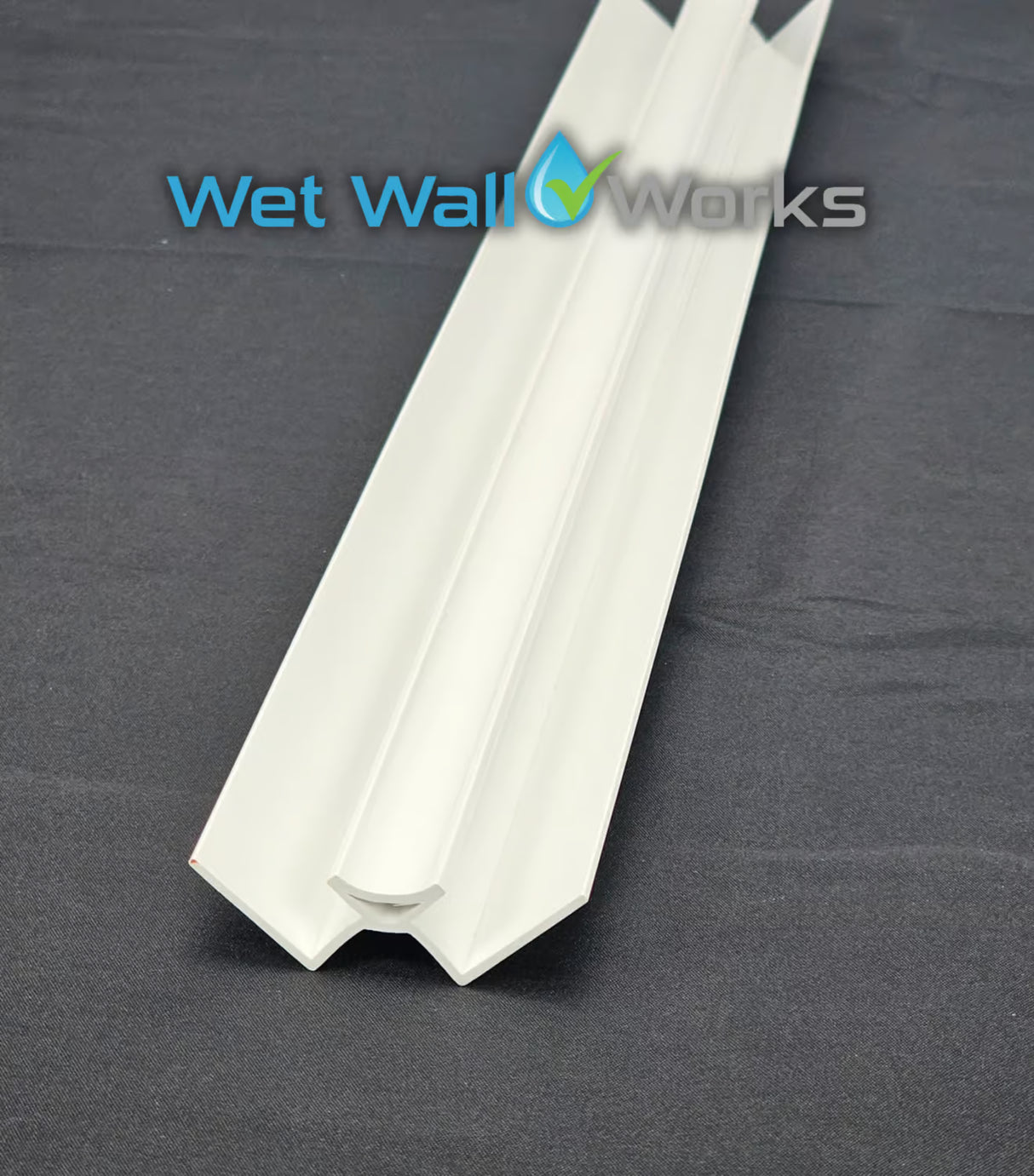 Internal Corner Trim - White - for Wet Wall Panels - 2400mm (h)