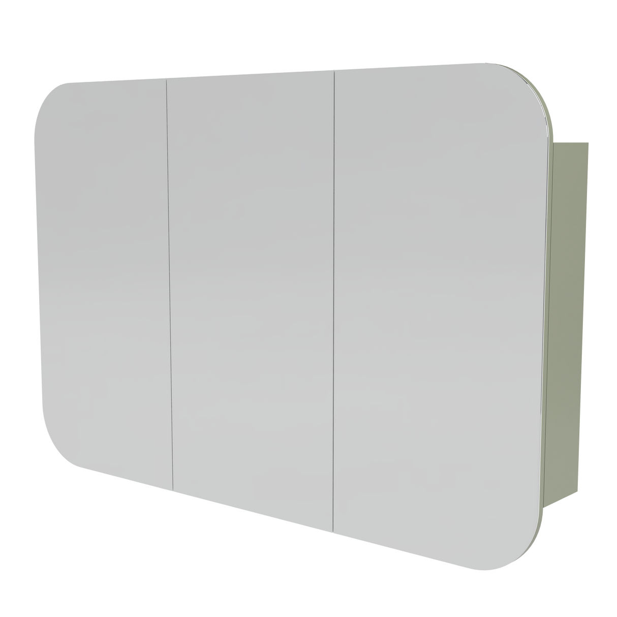 Jazz Arch Mirror Cabinet 1500mm Three Door Platinum Collection (JZA-SC-1500-3-P)