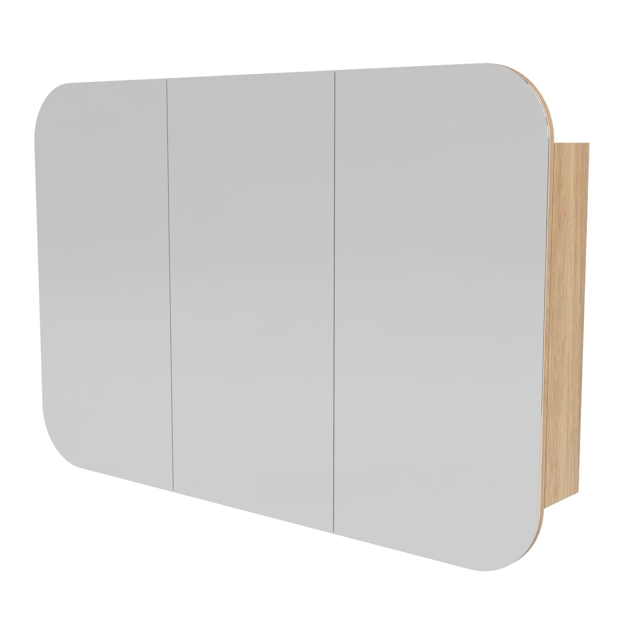 Jazz Arch Mirror Cabinet 1500mm Three Door Platinum Collection (JZA-SC-1500-3-P)