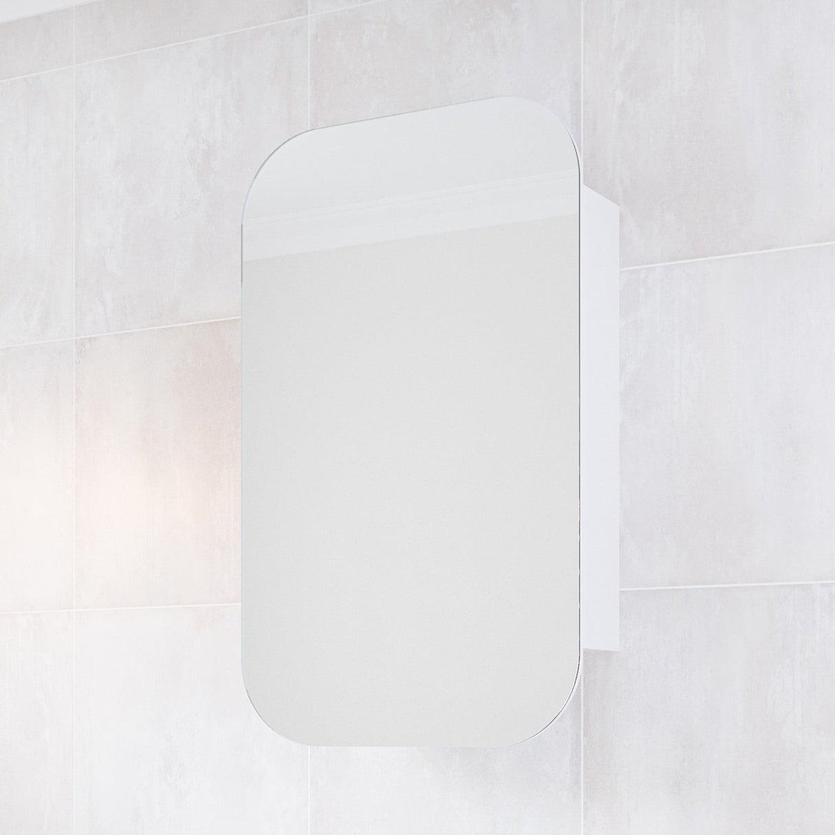 Jazz Arch Mirror Cabinet 600mm Single Door Gold Collection (JZA-SC-600-S-G)