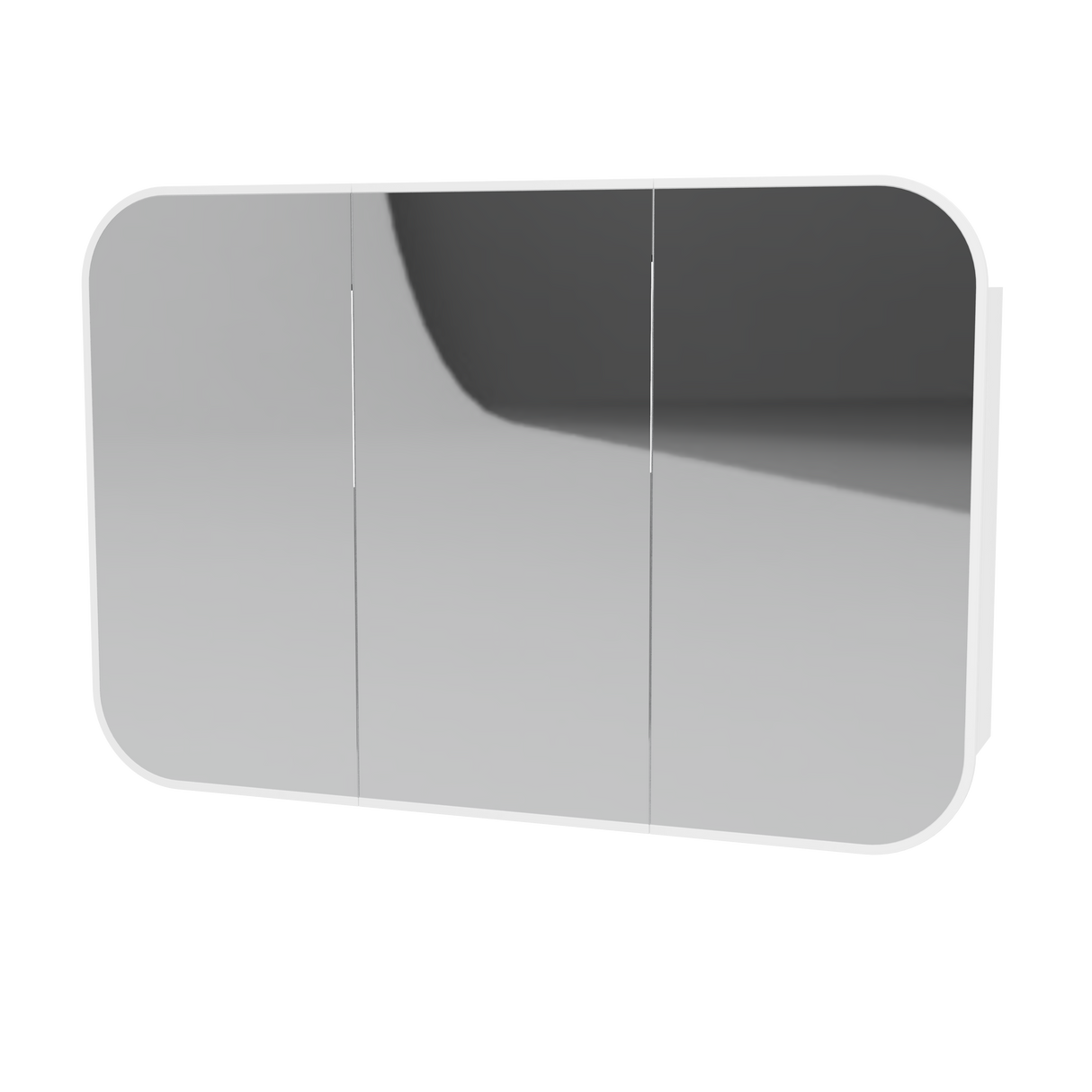 Jazz Arch Frame Mirror Cabinet 1530mm Three Door Platinum Collection (JZAF-SC-1530-3-P)