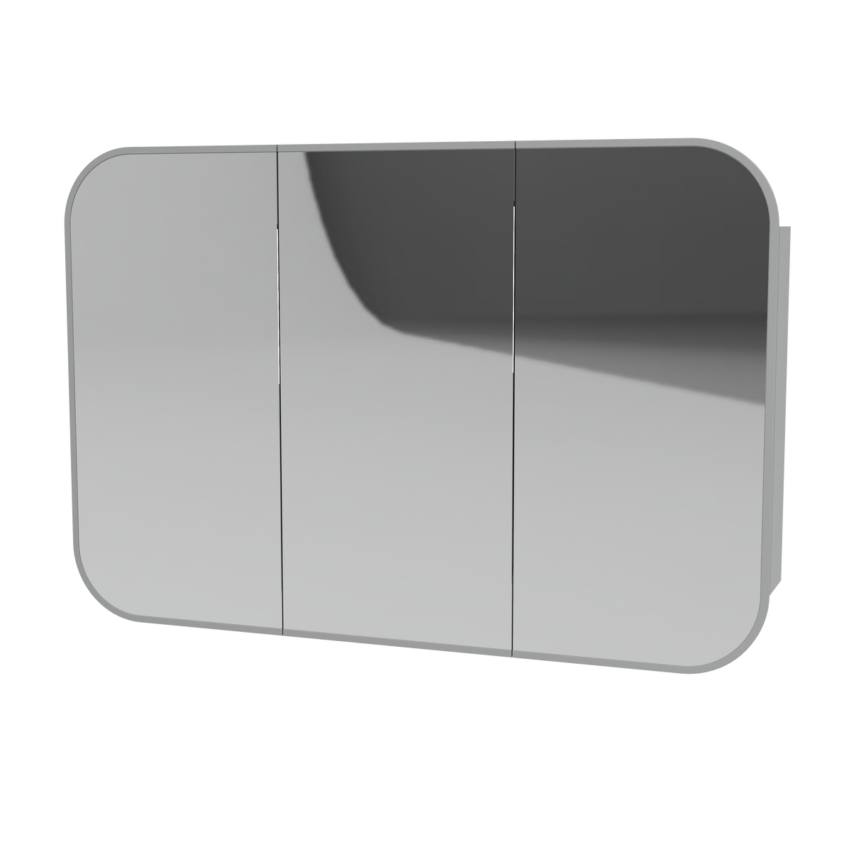 Jazz Arch Frame Mirror Cabinet 1530mm Three Door Platinum Collection (JZAF-SC-1530-3-P)
