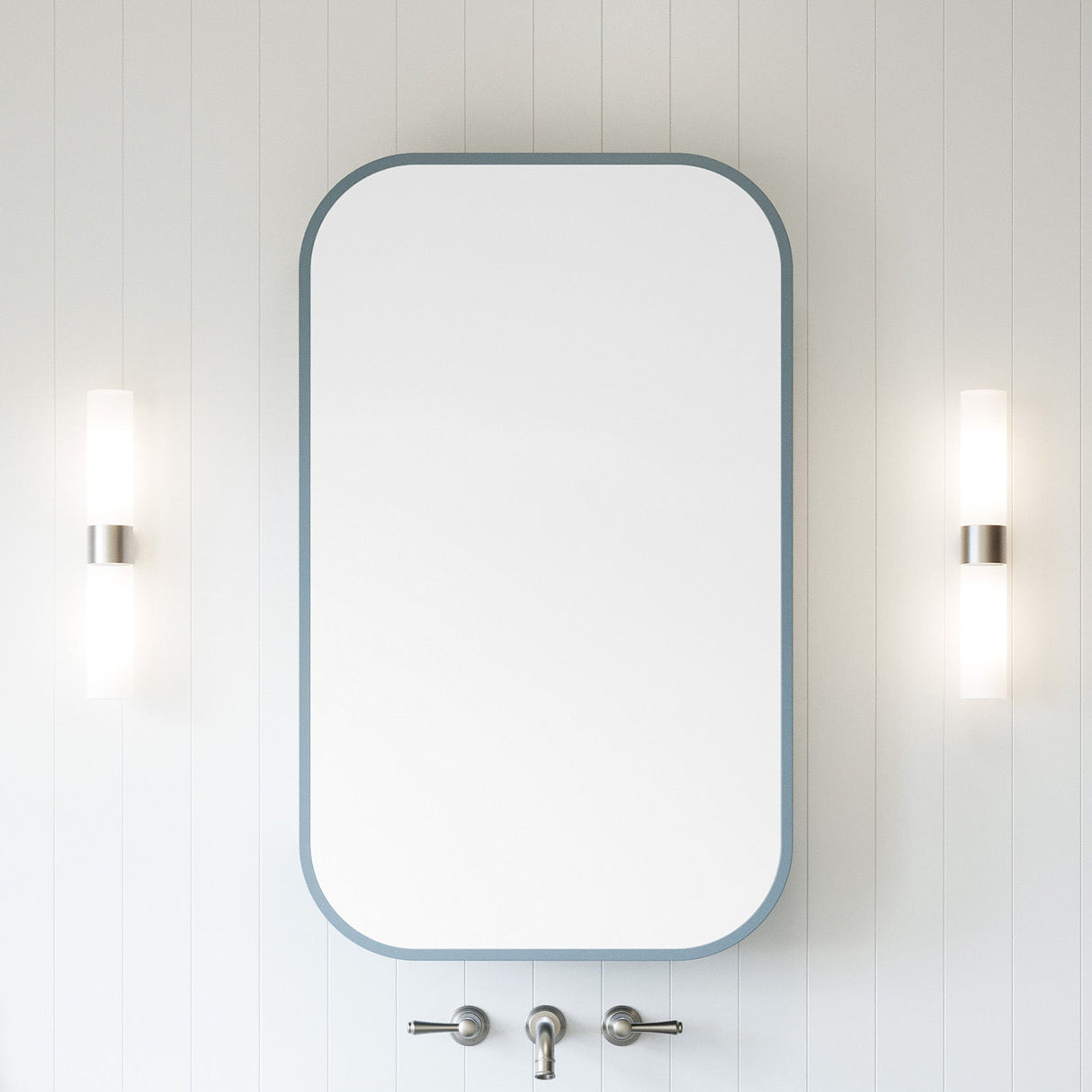 Jazz Arch Frame Mirror Cabinet 630mm Single Door Gold Collection (JZAF-SC-630-S-G)