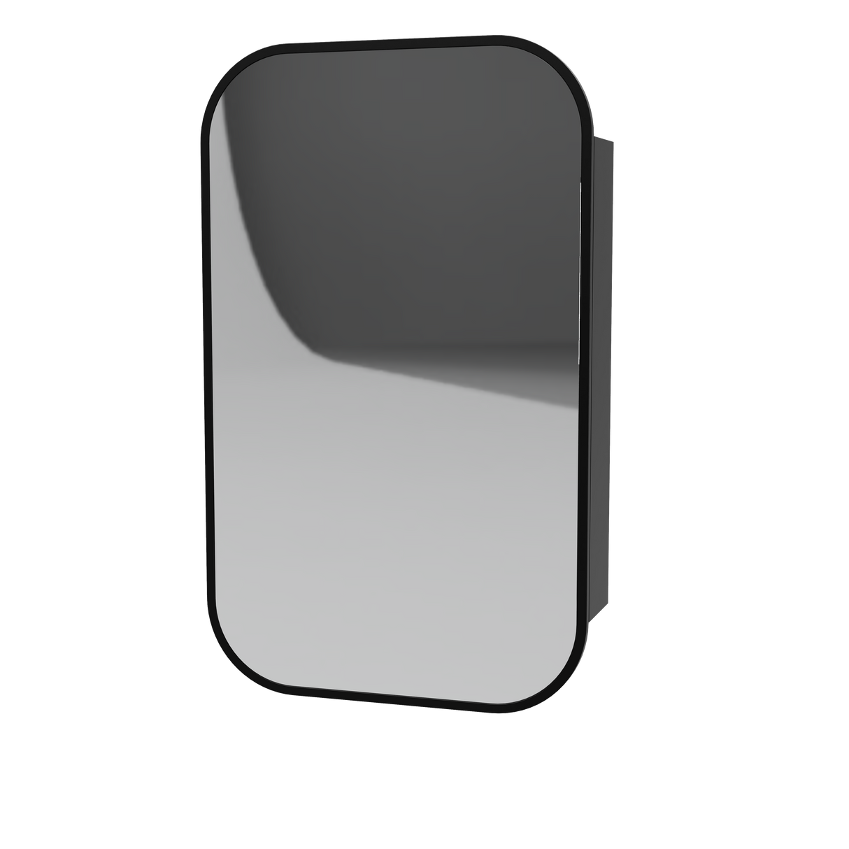 Jazz Arch Frame Mirror Cabinet 630mm Single Door Platinum Collection (JZAF-SC-630-S-P)