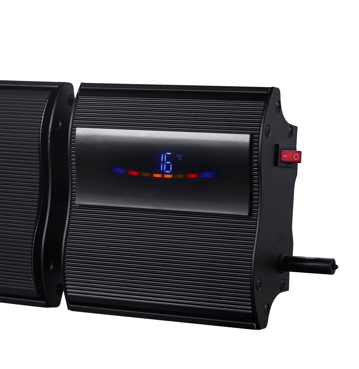Lotus 2400W Wall Mounted Outdoor Heater with Remote & Wi-Fi 1540x150x215mm