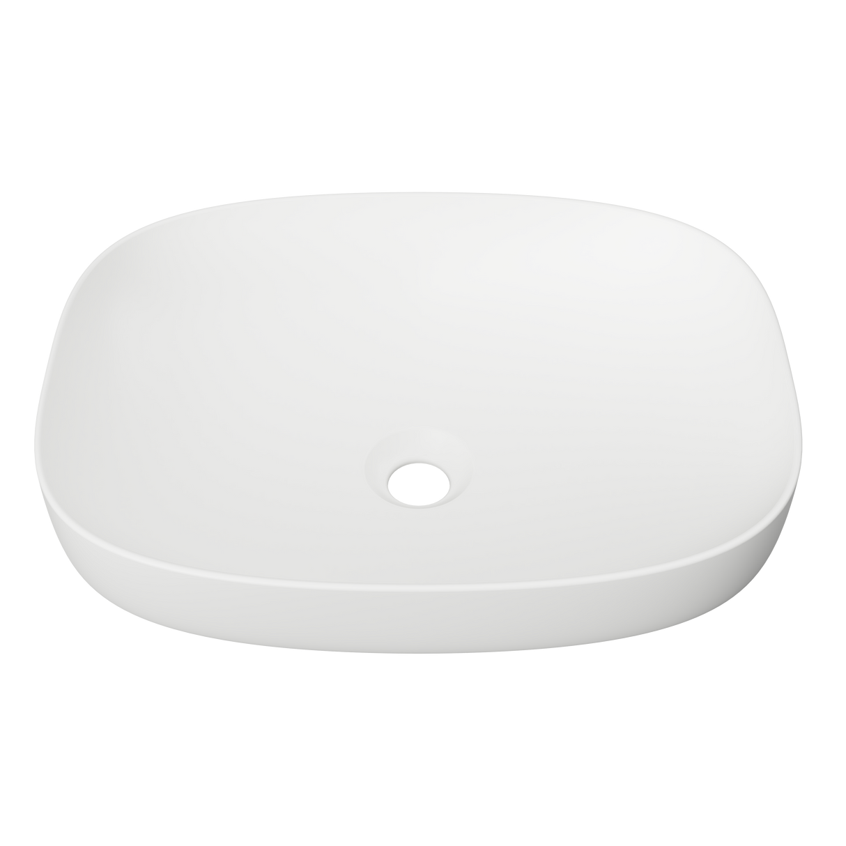 An image of Timberline's Lorenzo Basin 500mm White Matt