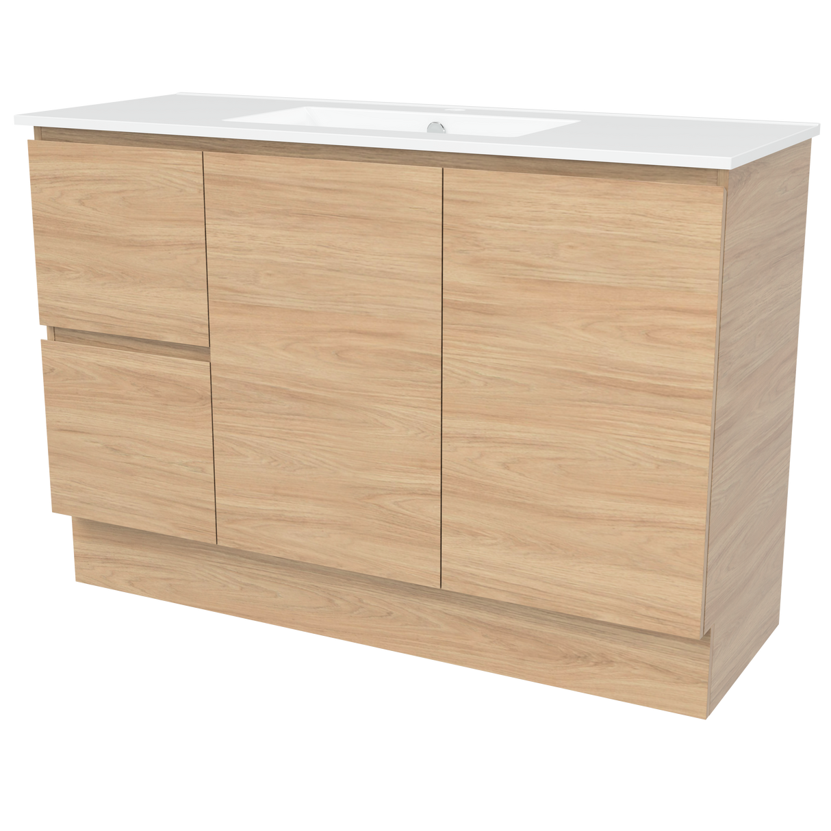 Nevada Vanity 1200mm Centre Bowl Alpha Top Floor standing (NEV-V-1200-C-APH-F)