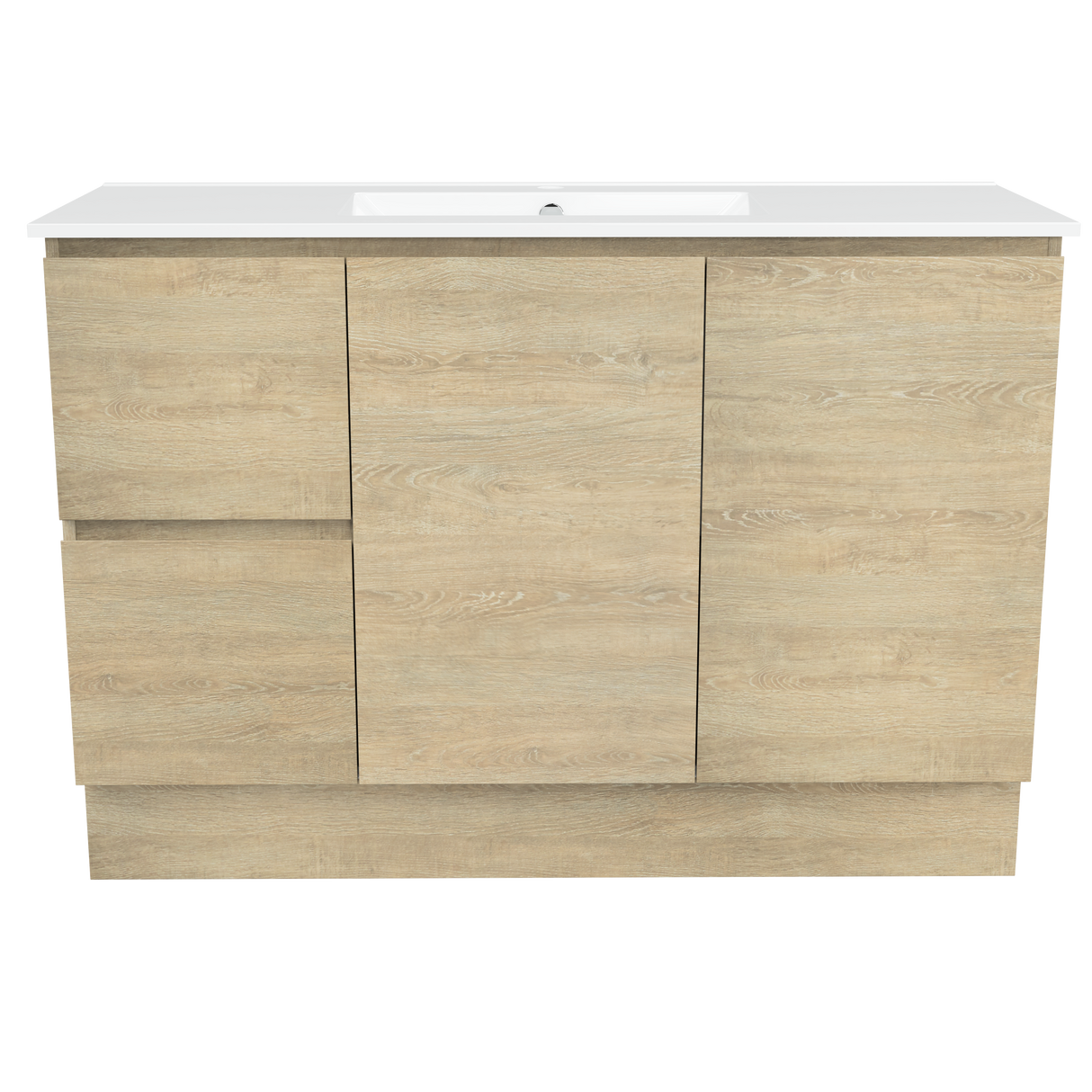 Nevada Vanity 1200mm Centre Bowl Alpha Top Floor standing (NEV-V-1200-C-APH-F)