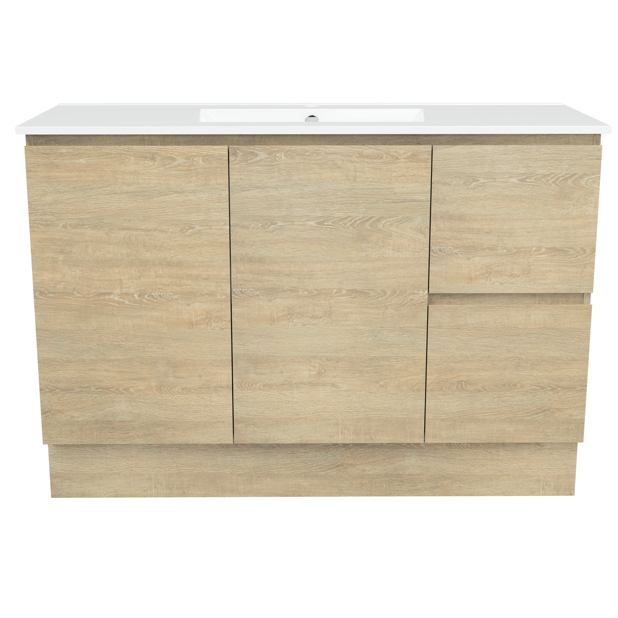 Nevada Vanity 1200mm Centre Bowl Alpha Top Floor standing (NEV-V-1200-C-APH-F)