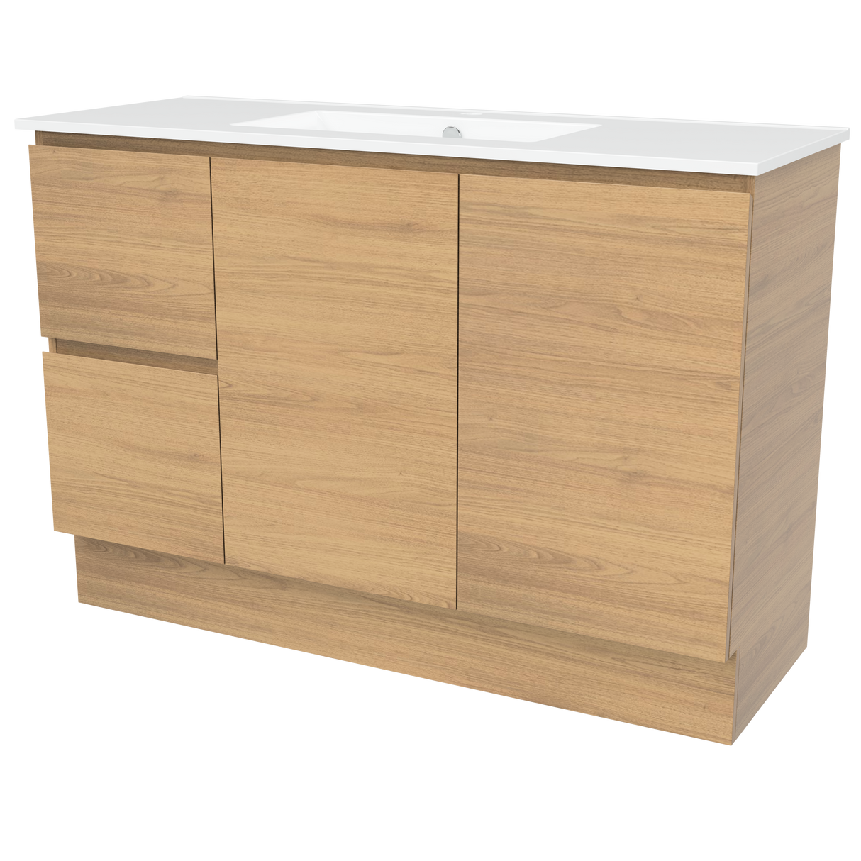 Nevada Vanity 1200mm Centre Bowl Alpha Top Floor standing (NEV-V-1200-C-APH-F)