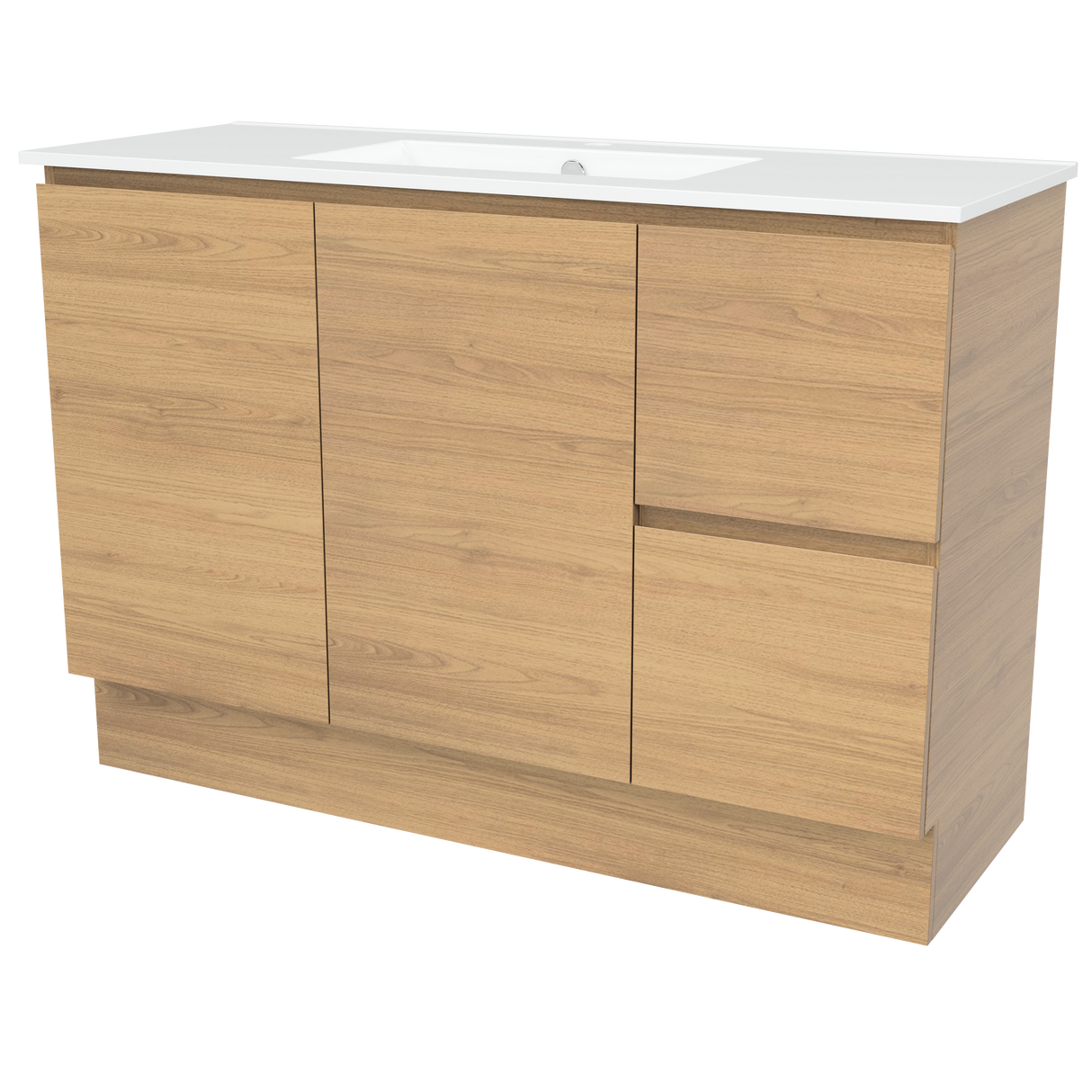 Nevada Vanity 1200mm Centre Bowl Alpha Top Floor standing (NEV-V-1200-C-APH-F)