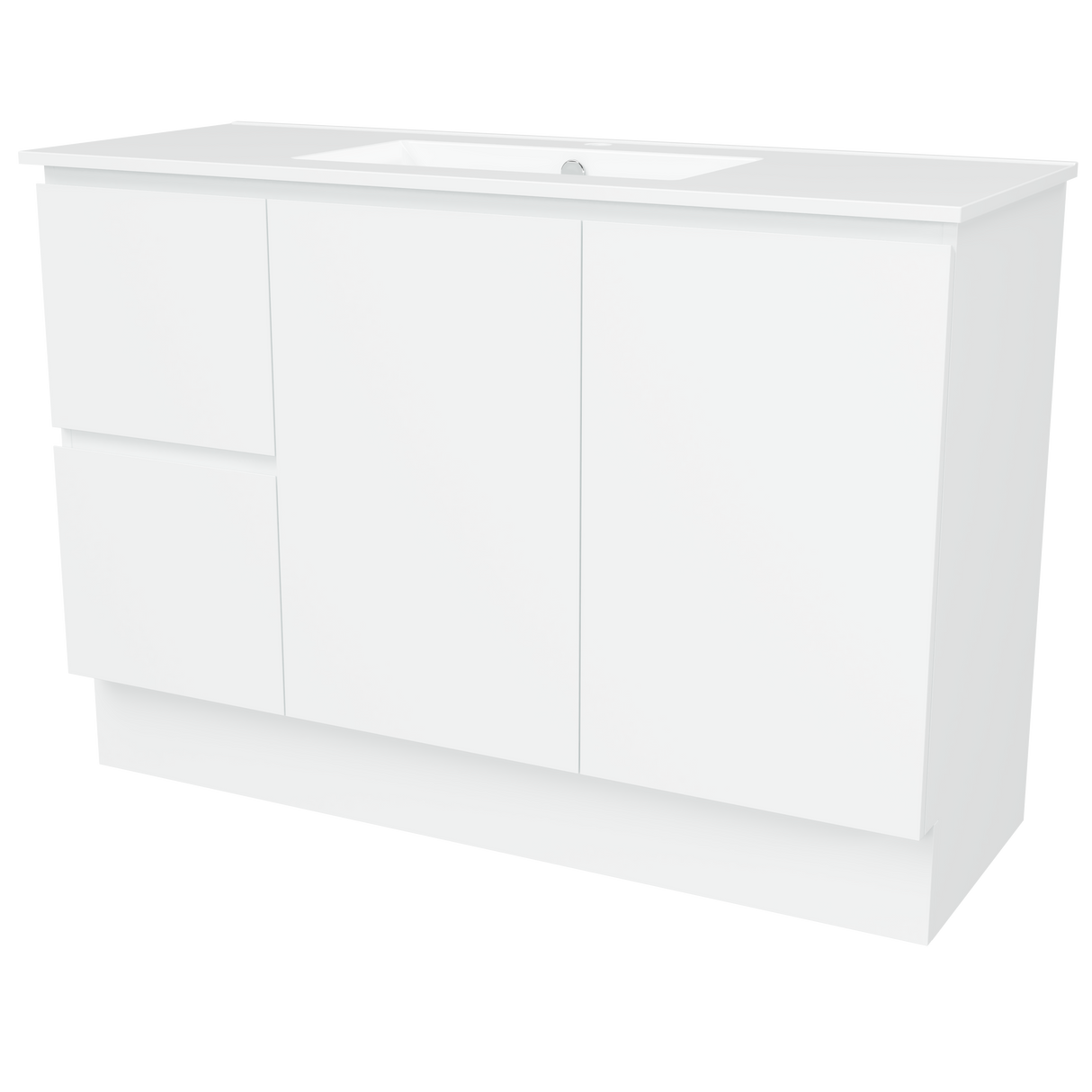 Nevada Vanity 1200mm Centre Bowl Alpha Top Floor standing (NEV-V-1200-C-APH-F)