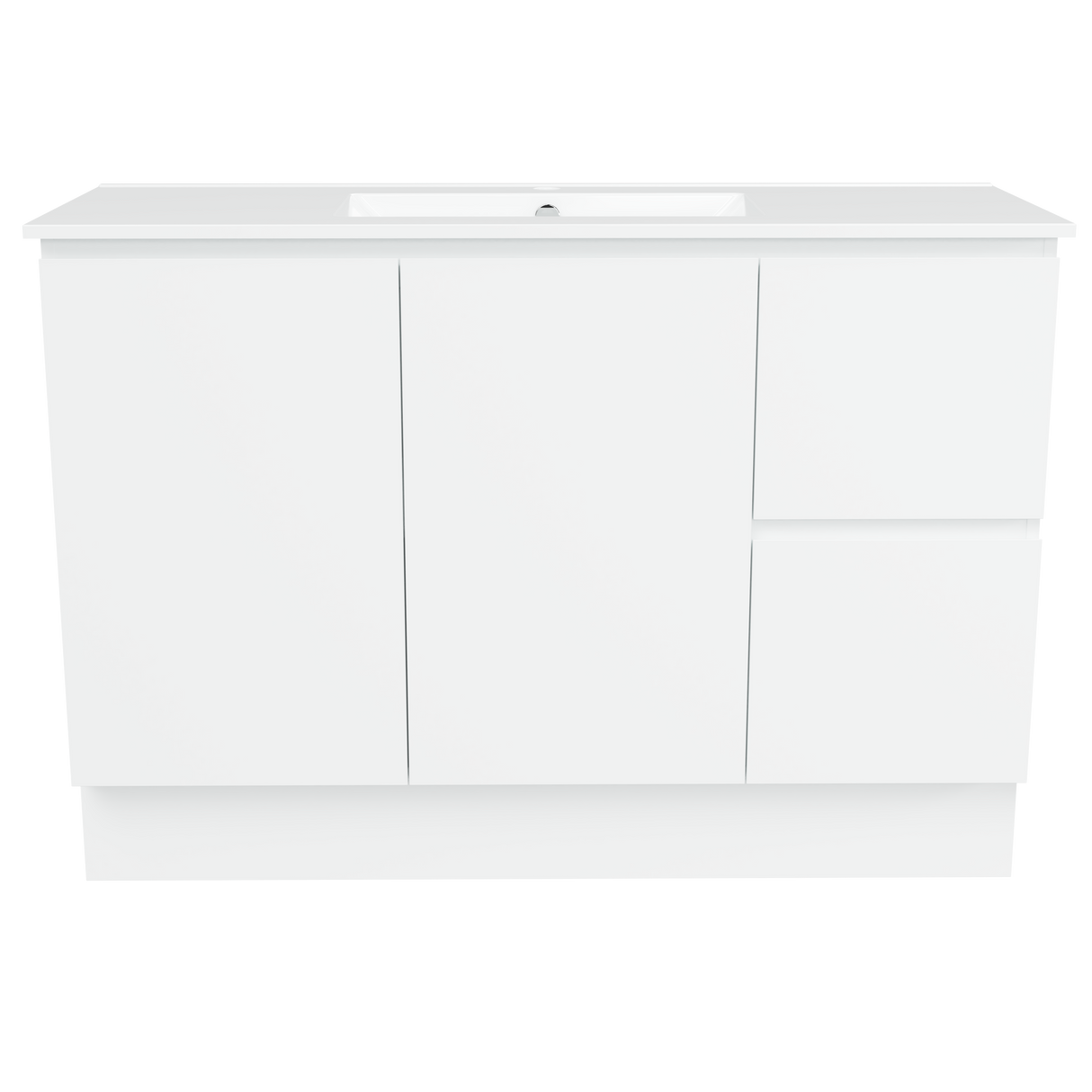 Nevada Vanity 1200mm Centre Bowl Alpha Top Floor standing (NEV-V-1200-C-APH-F)