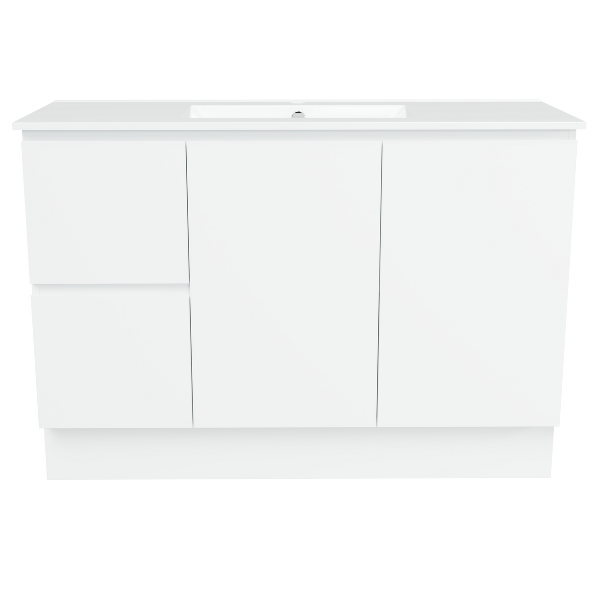 Nevada Vanity 1200mm Centre Bowl Alpha Top Floor standing (NEV-V-1200-C-APH-F)