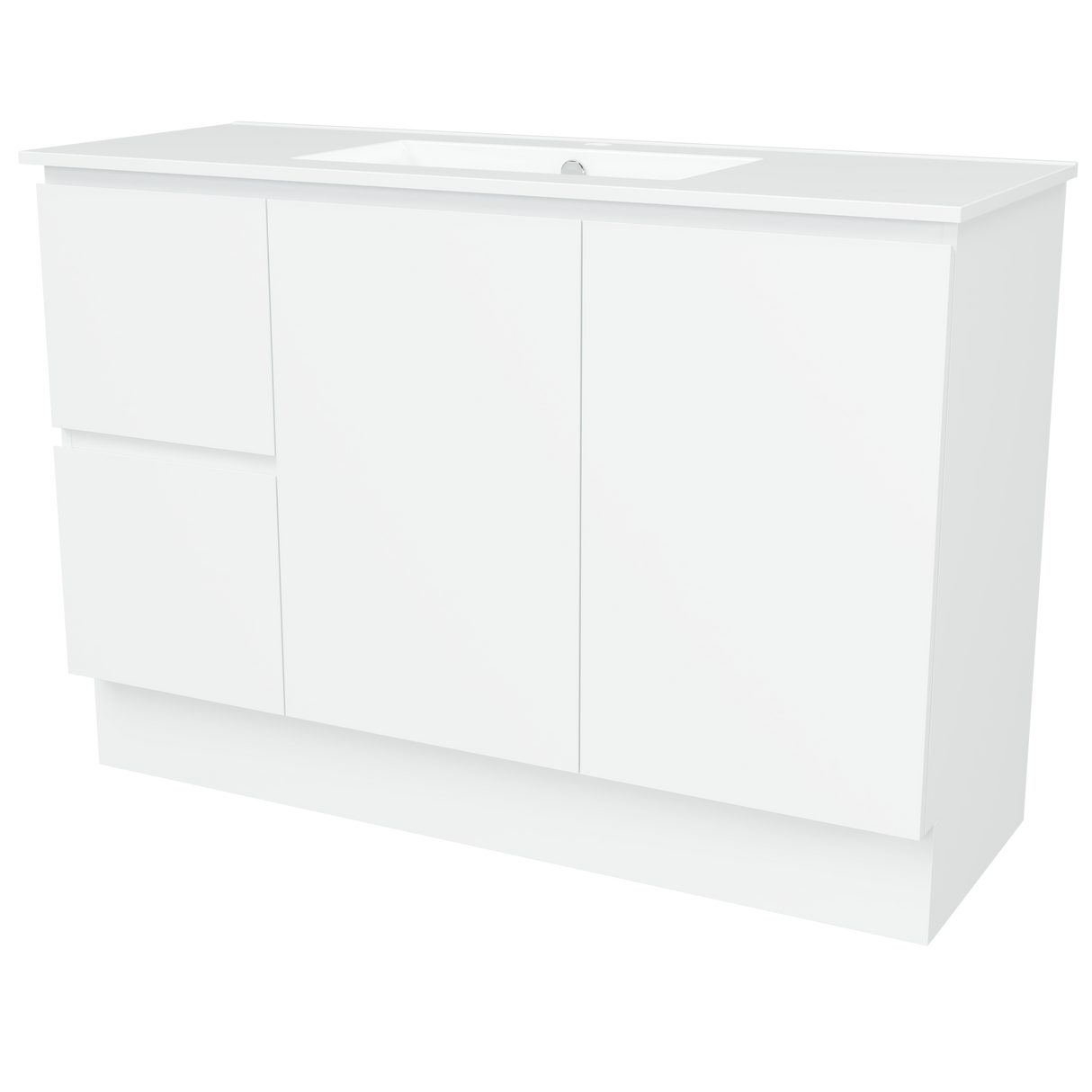 Nevada Vanity 1200mm Centre Bowl Alpha Top Floor standing (NEV-V-1200-C-APH-F)