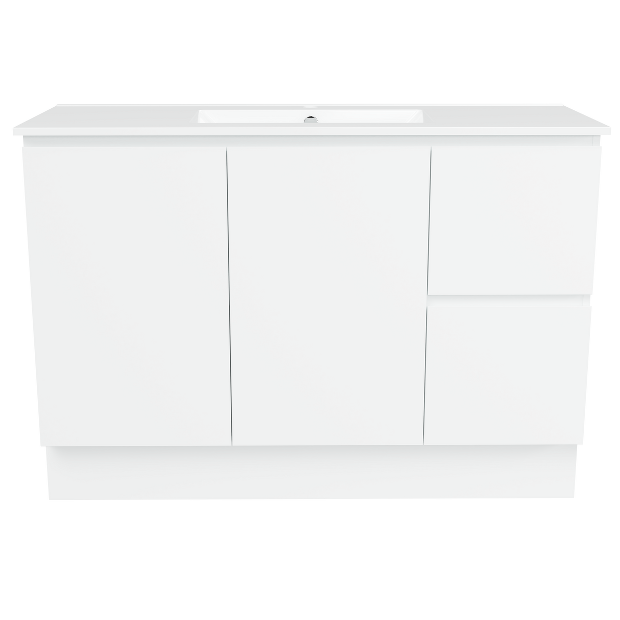 Nevada Vanity 1200mm Centre Bowl Alpha Top Floor standing (NEV-V-1200-C-APH-F)