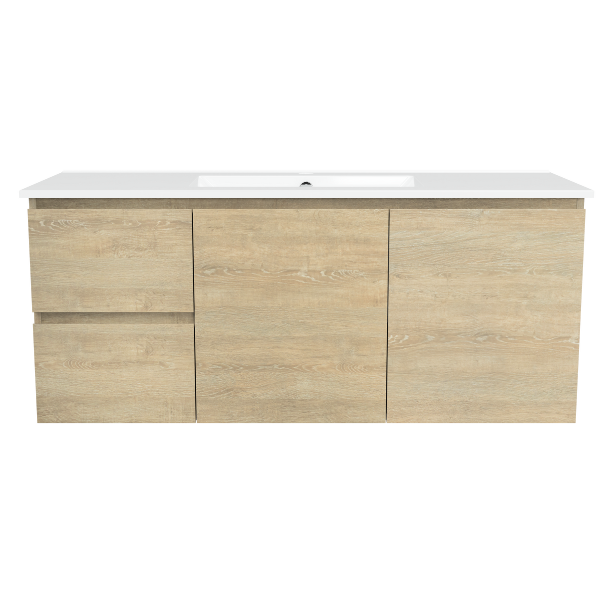 Nevada Vanity 1200mm Centre Bowl Alpha Top Wall hung (NEV-V-1200-C-APH-W)
