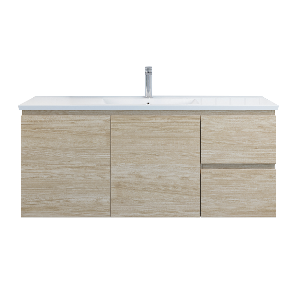 Nevada Vanity 1200mm Centre Bowl Alpha Top Wall hung (NEV-V-1200-C-APH-W)