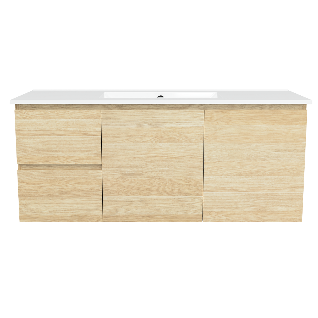 Nevada Vanity 1200mm Centre Bowl Alpha Top Wall hung (NEV-V-1200-C-APH-W)