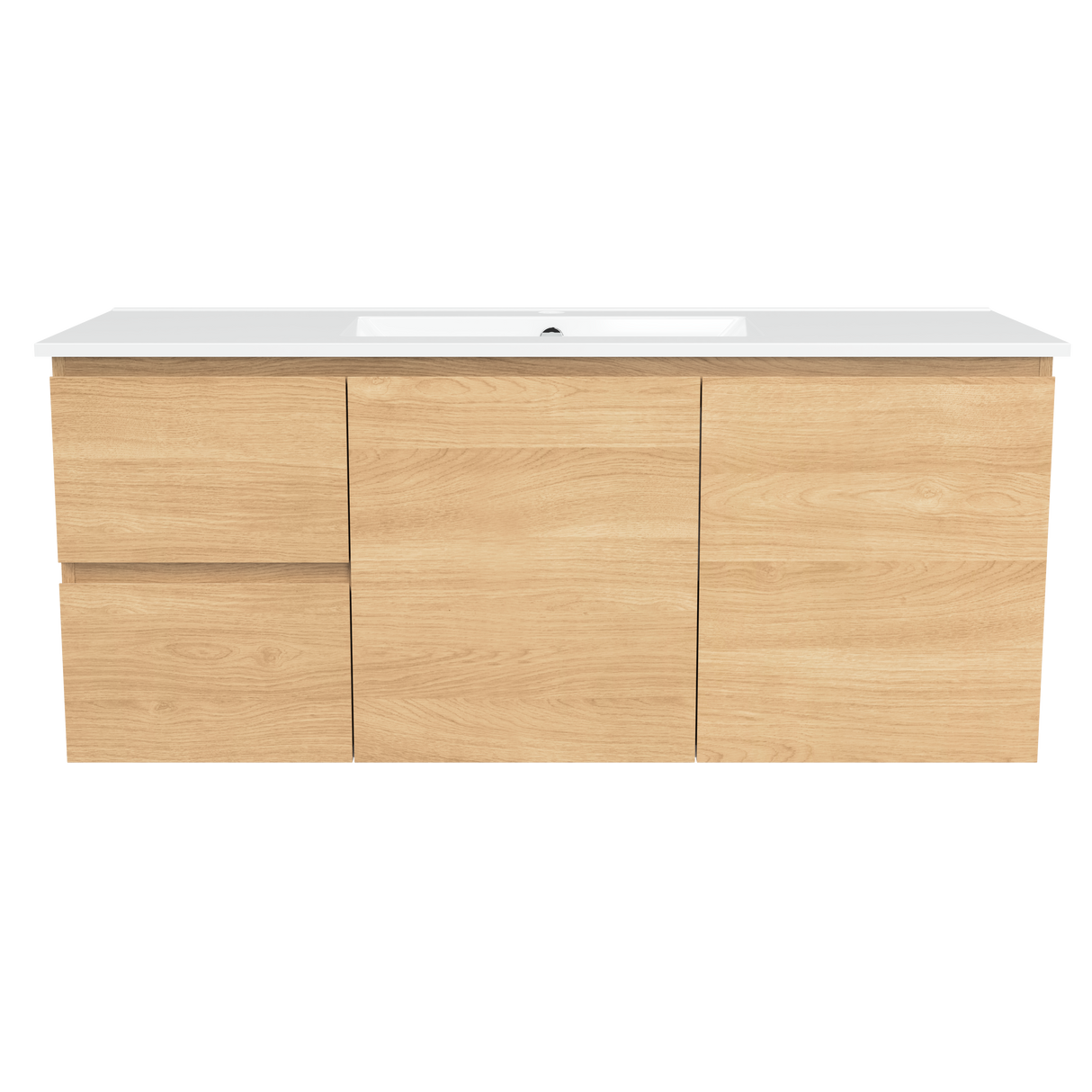 Nevada Vanity 1200mm Centre Bowl Alpha Top Wall hung (NEV-V-1200-C-APH-W)