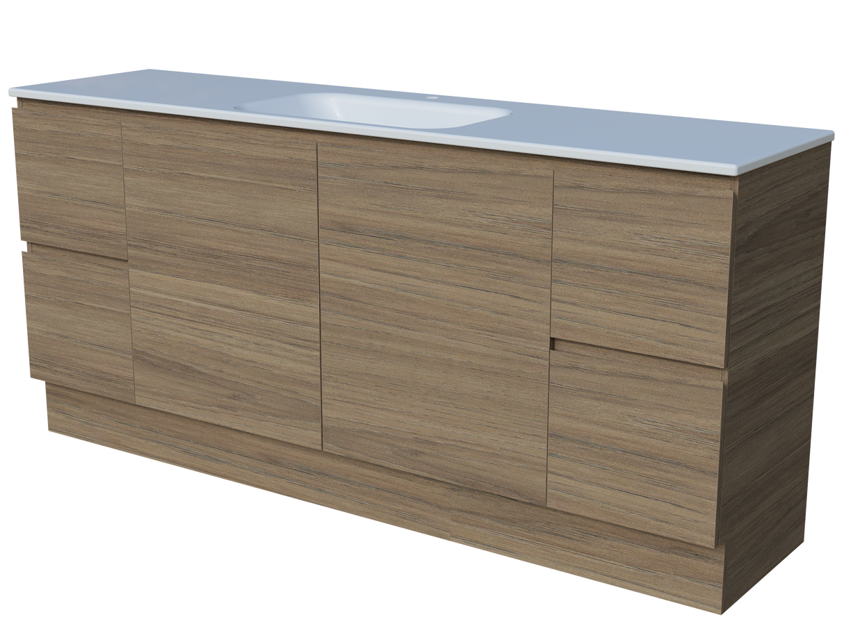 Nevada Vanity 1800mm Centre Bowl Stadium Top Floor standing (NEV-V-1800-C-STD-F)