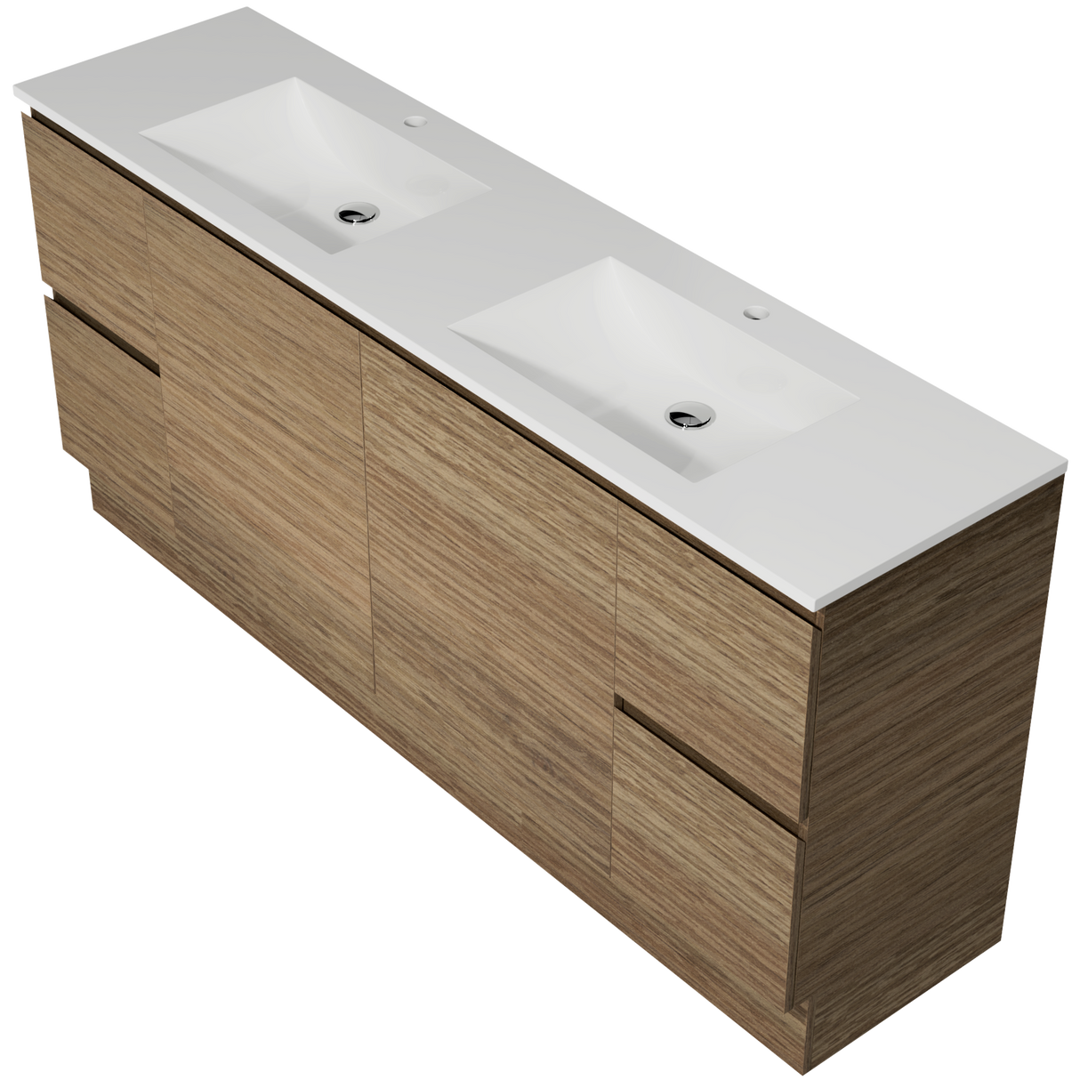 Nevada Vanity 1800mm Double Bowl Regal Top Floor standing (NEV-V-1800-D-REG-F)