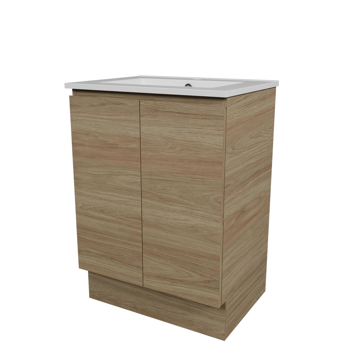 Nevada Vanity 600mm Centre Bowl Alpha Top Floor standing (NEV-V-600-C-APH-F)