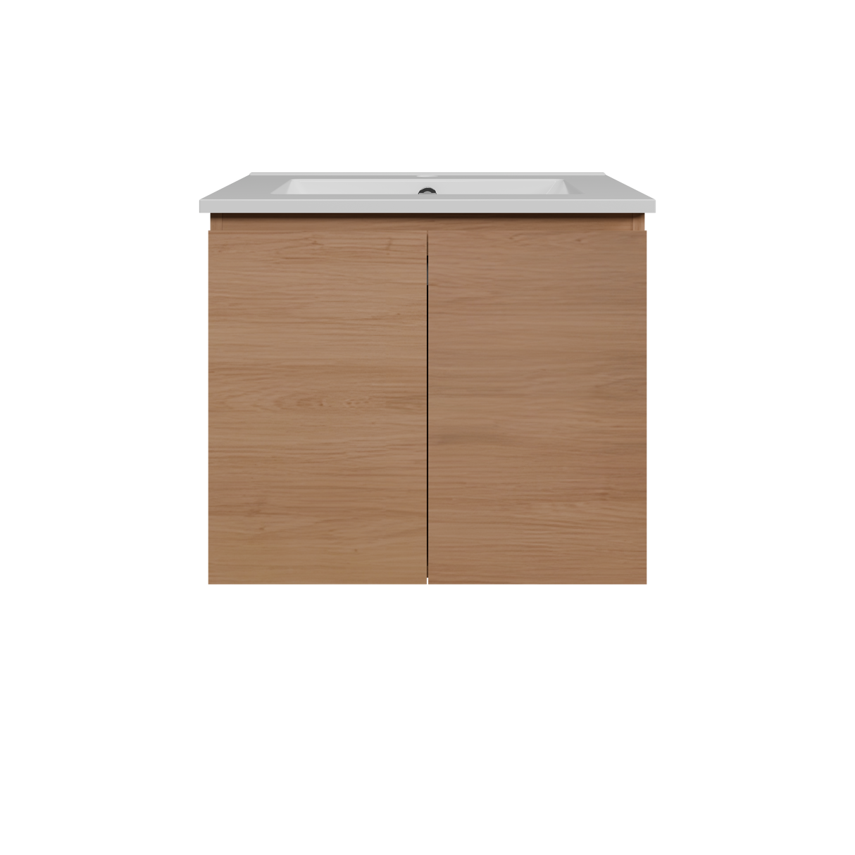 Nevada Vanity 600mm Centre Bowl Alpha Top Wall hung (NEV-V-600-C-APH-W)